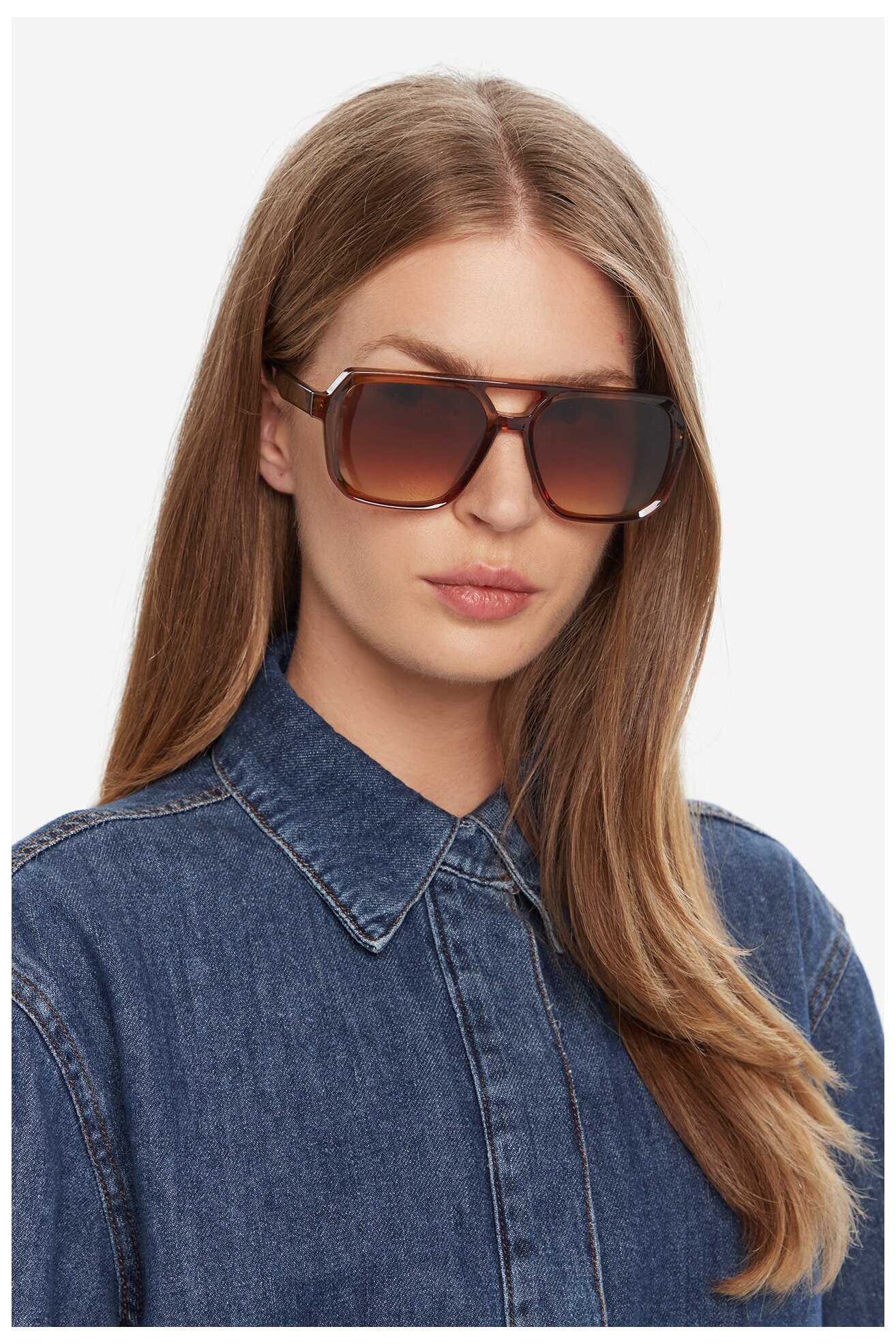 Ženske sunčane naočare Jenny 4WF-018-SS25 BRAON