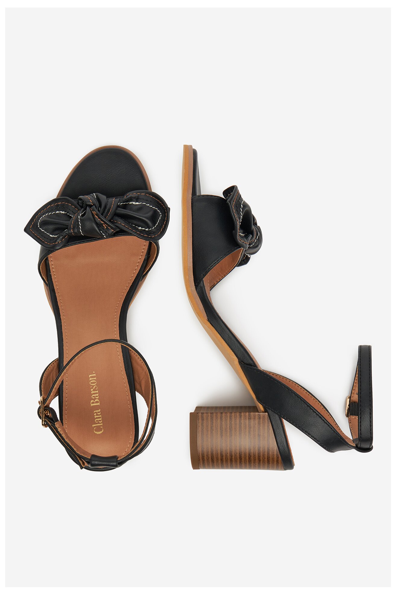 Сандалі Clara Barson WS24053-01 ЧОРНИЙ