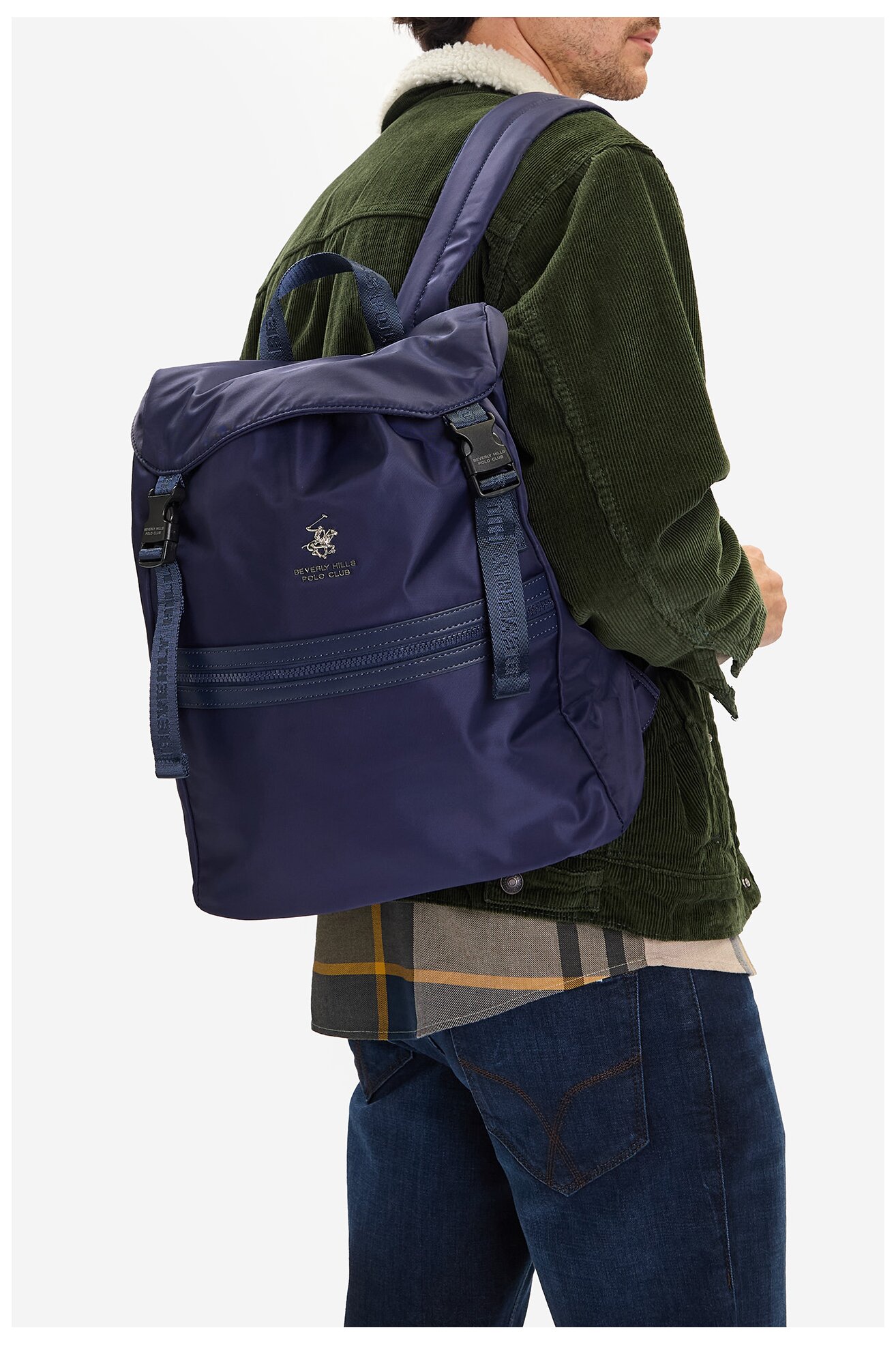 Plecak Beverly Hills Polo Club C-BHPC-B-006-08 Granatowy