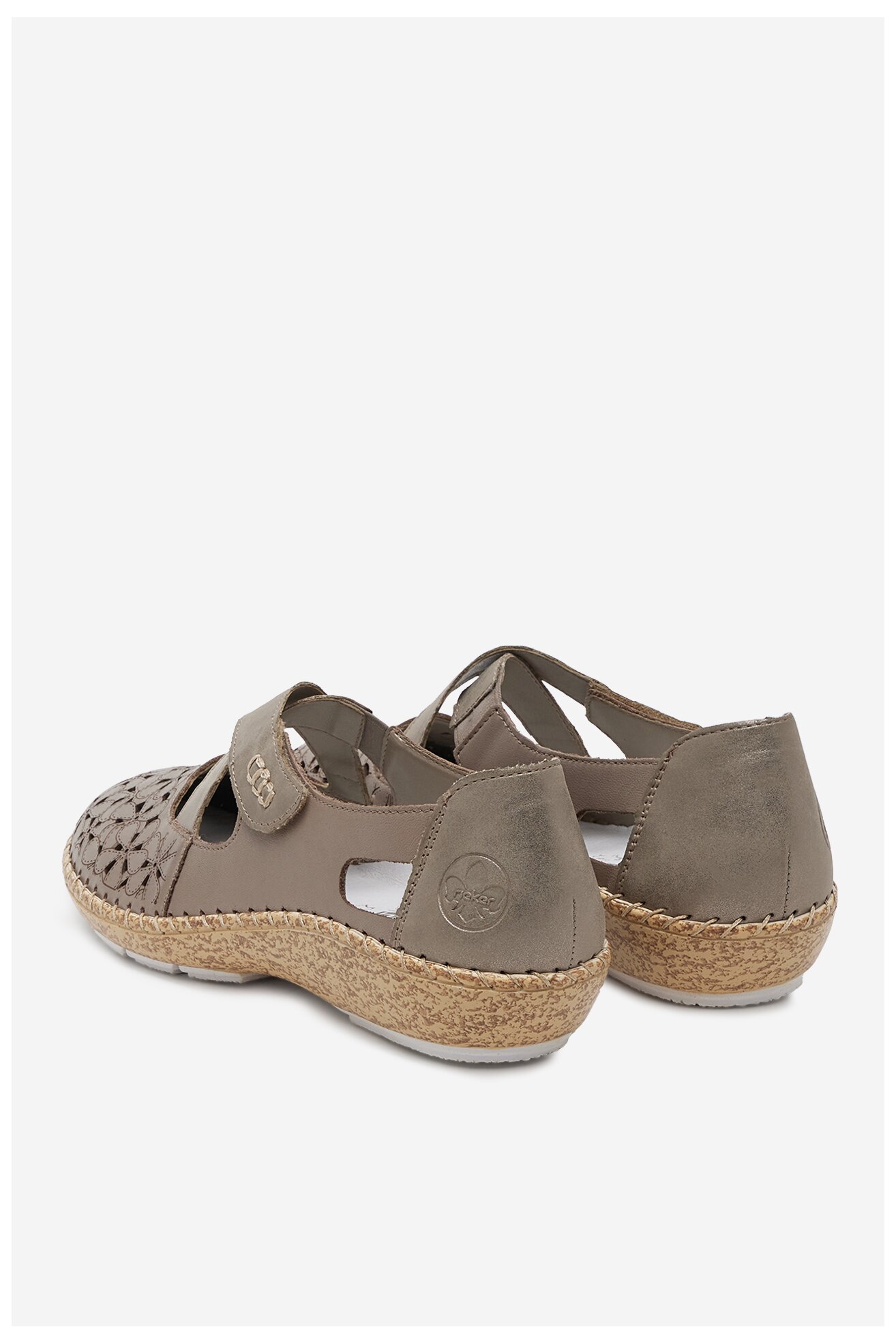 Półbuty Rieker CEO-44856-64 Beżowy ciemny