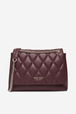 Сумка З Ремінцем NINE WEST CEO-CHARLOTTE-S22560-5 БОРДОВИЙ