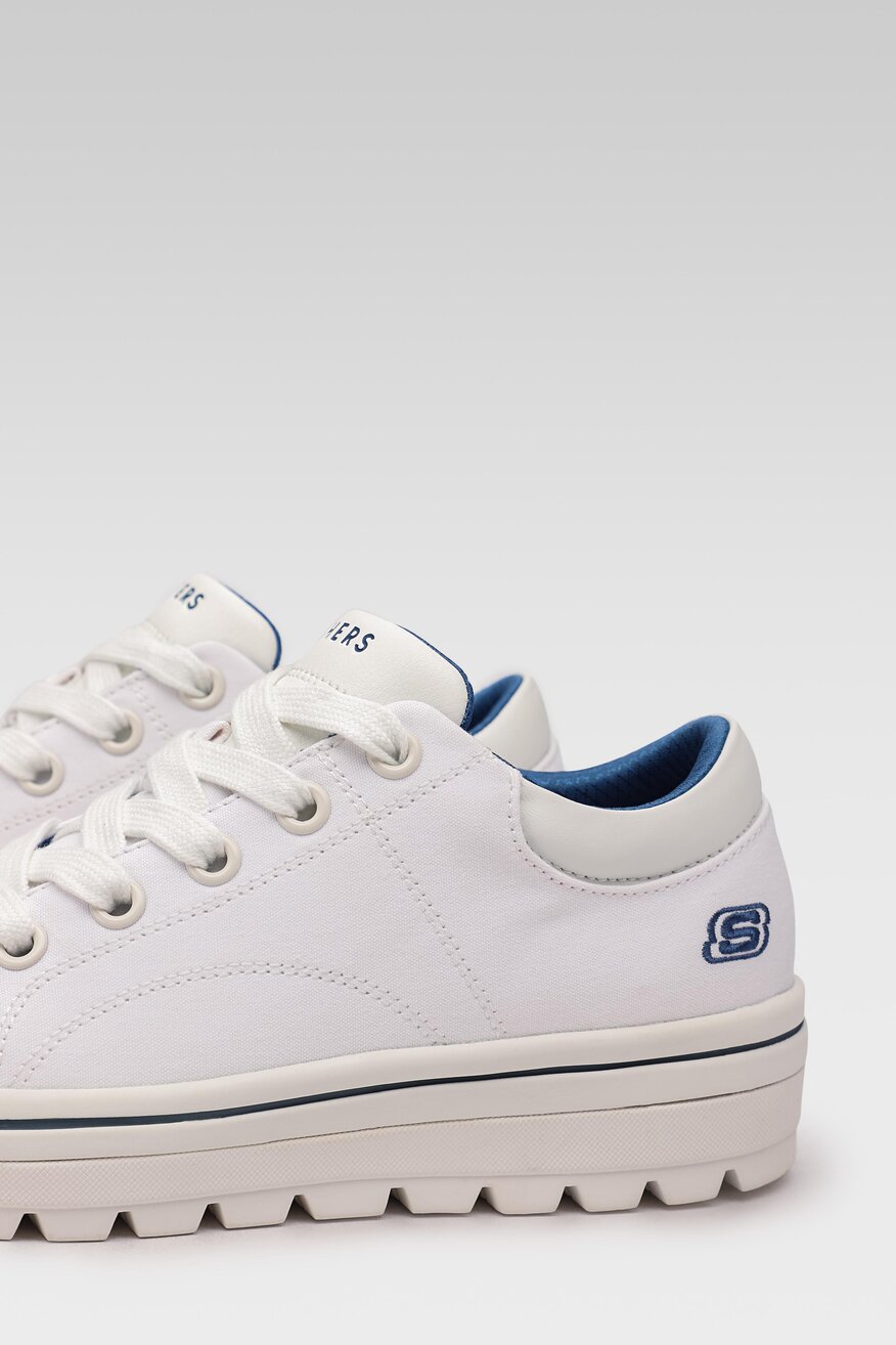 
                Skechers - Trampki pastelowe białe - 5903698425894