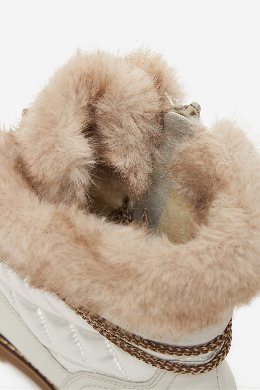 Remonte - Trzewiki skórzane ocieplane - 2230085560979