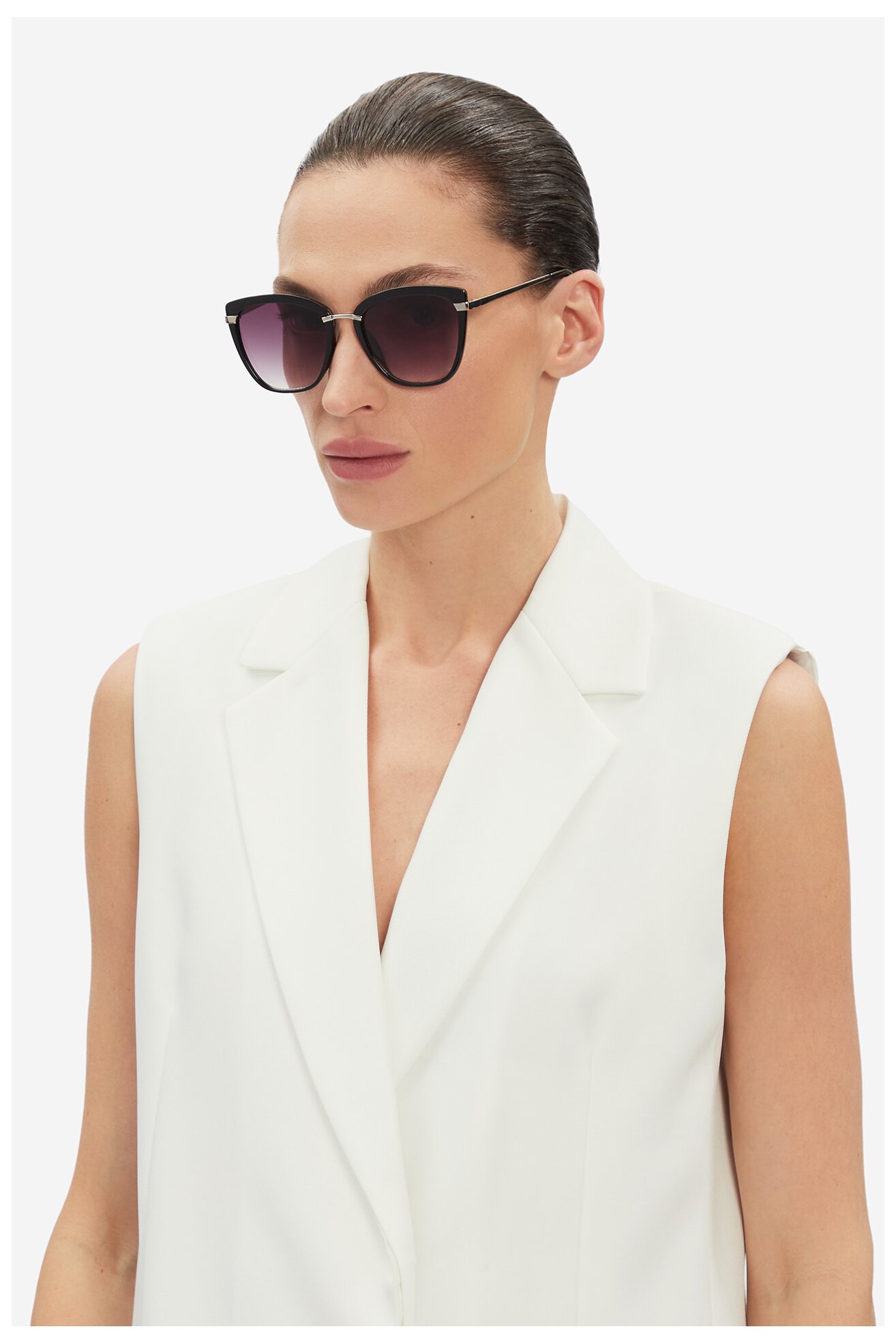 Ženske sunčane naočare Jenny 4WF-023-SS25 CRNA