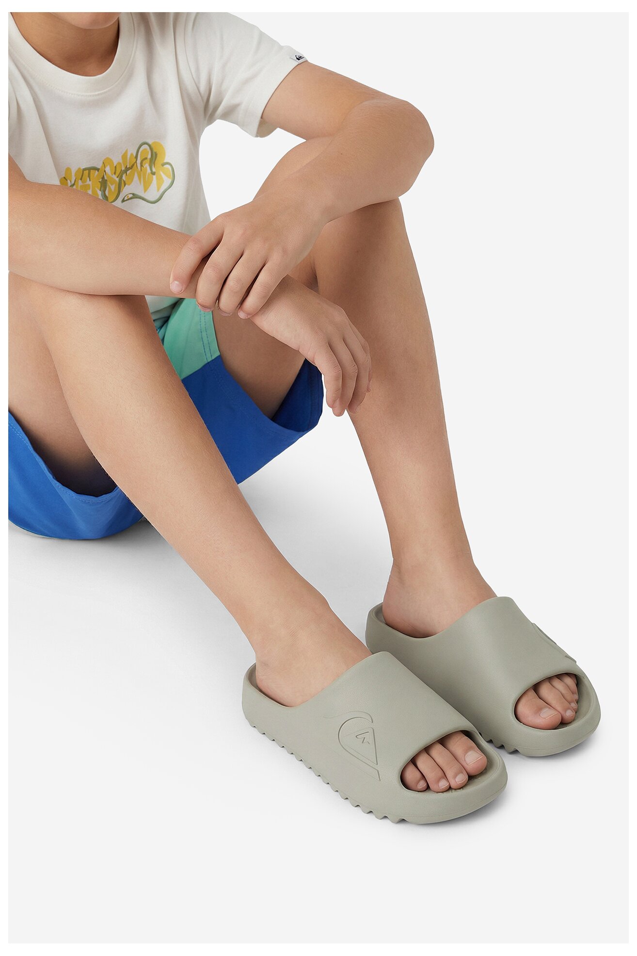 Папуче за базен QUIKSILVER CEO-CLOUDBREAK CQ10007BCC SIVA