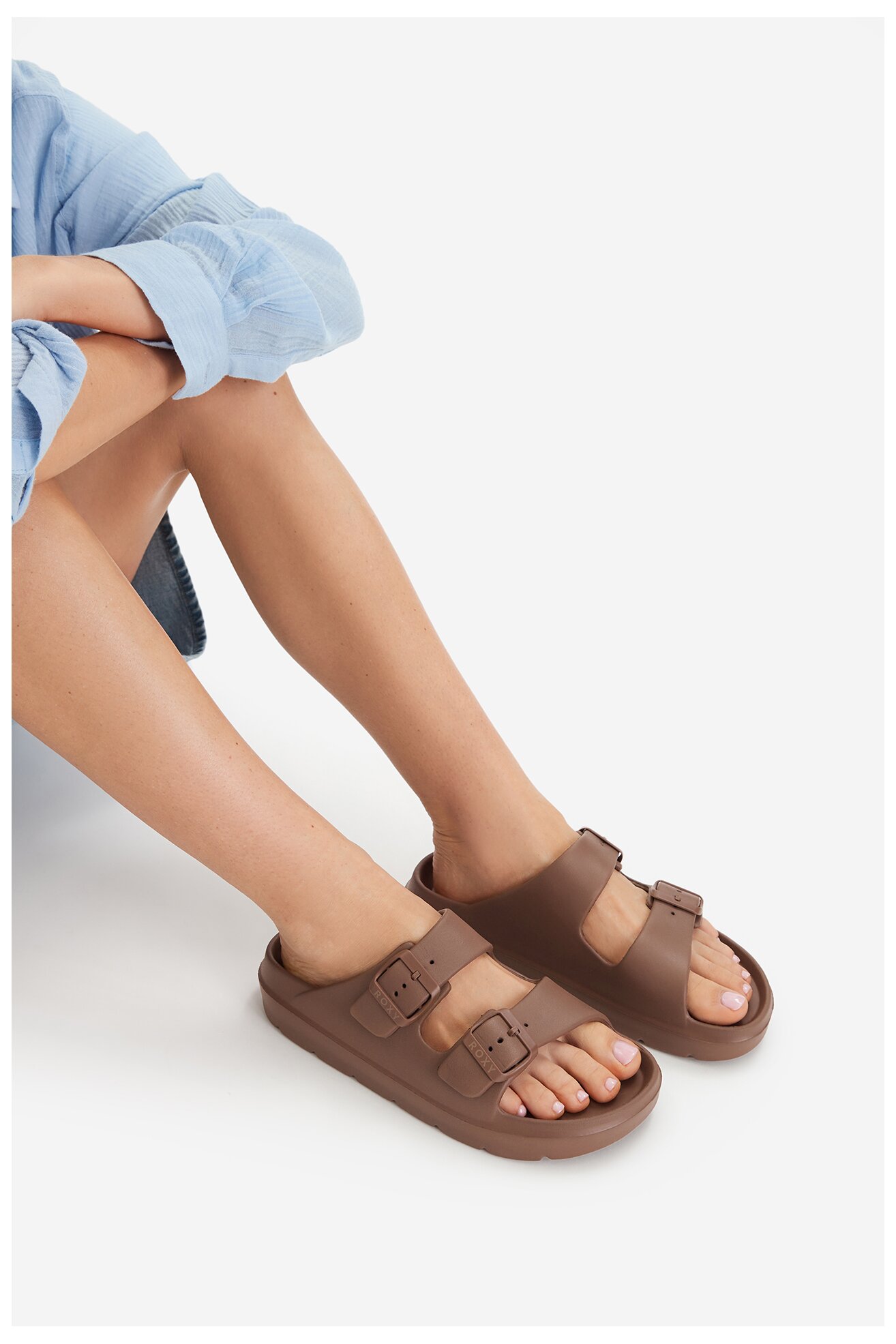 Шльопанець для басейну ROXY CEOWB-835120 КОРИЧНЕВИЙ