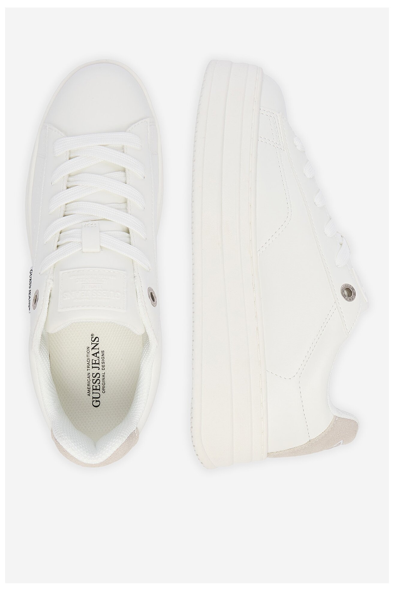 Sneakers GUESS JEANS WBEO-GSJ0917 Biały