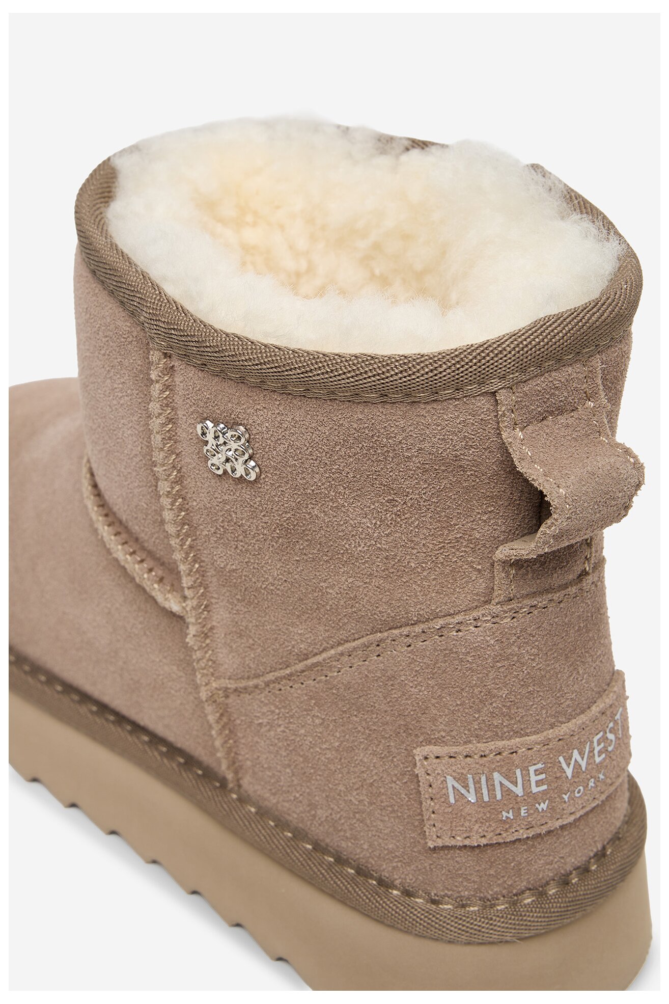 Botki NINE WEST CEO-NASR-01 Beżowy