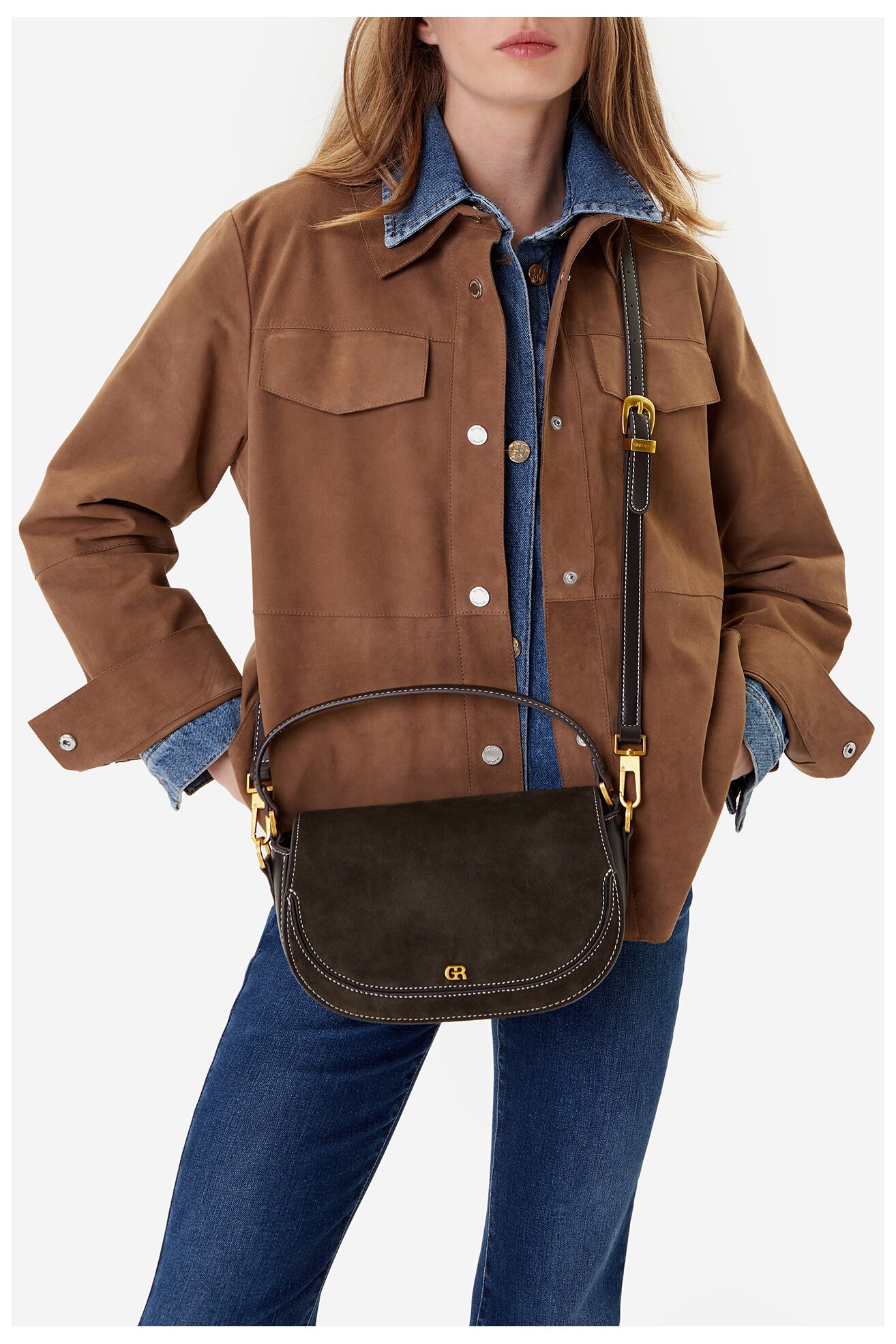 Torebka Gino Rossi EO-LUIZA Brązowy