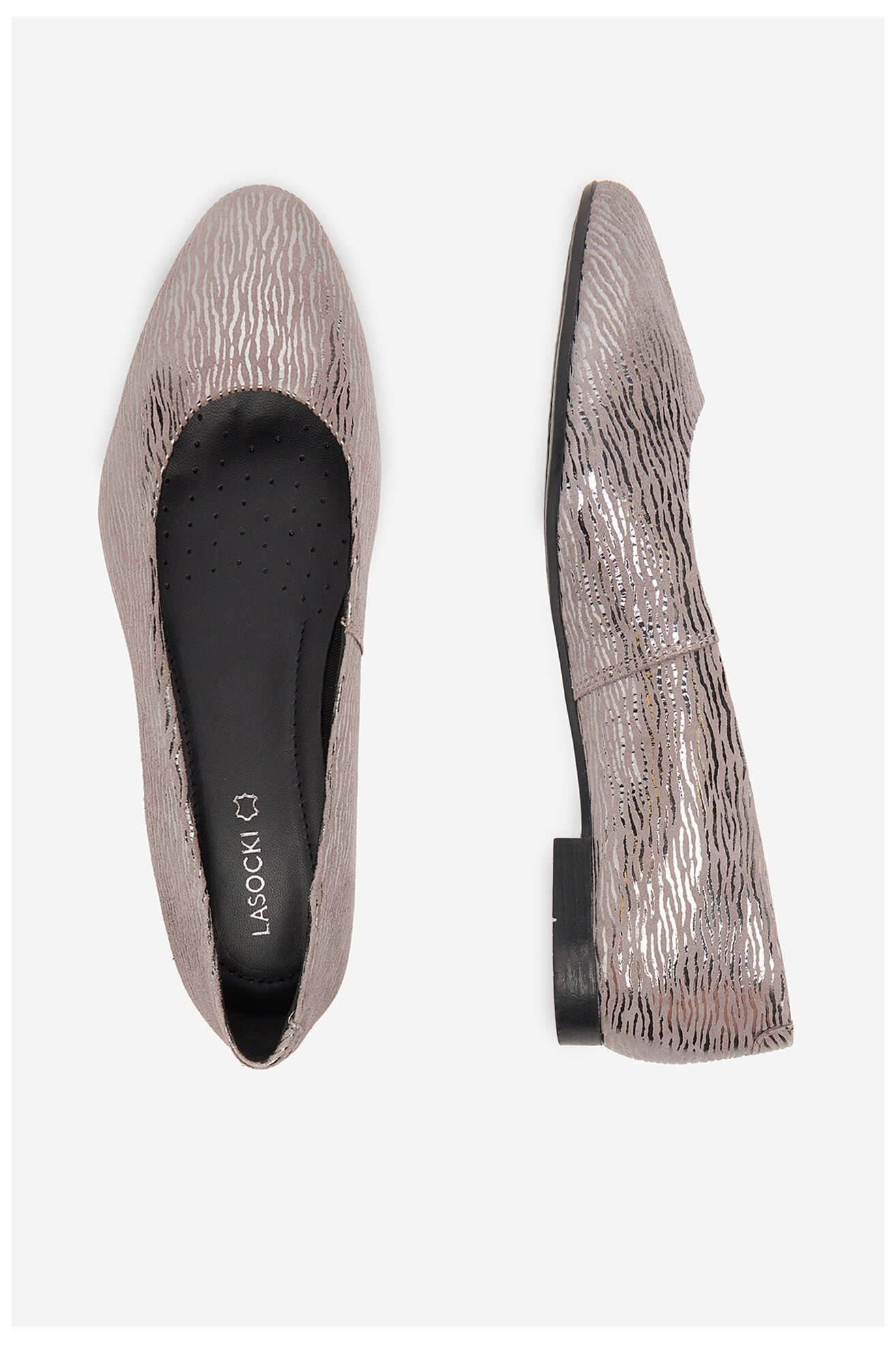 Baleríny Lasocki CEO-RST-KAJA-04F ŠEDÁ