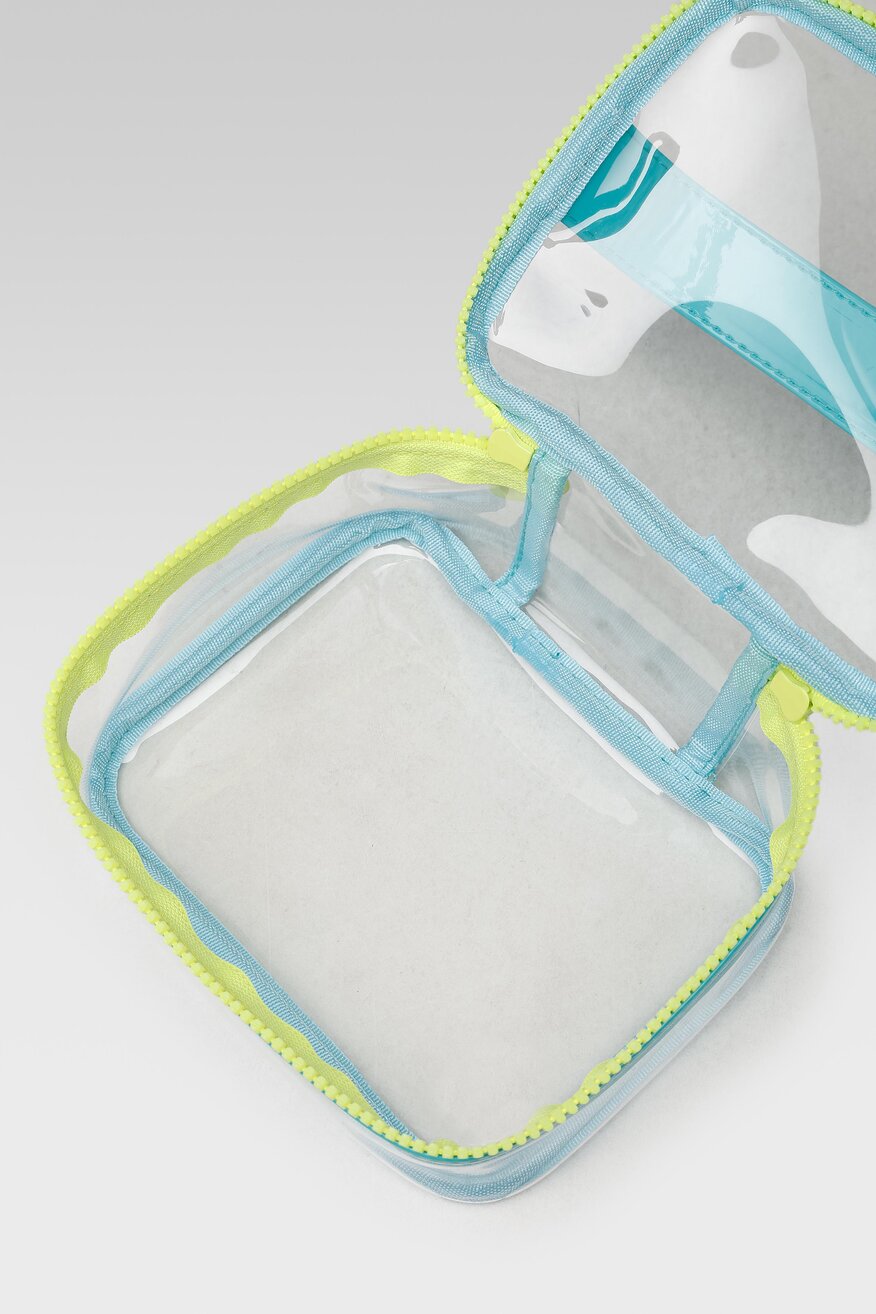 ACCCESSORIES - Zestaw kosmetyczek pastelowa zielona - 5904248318291