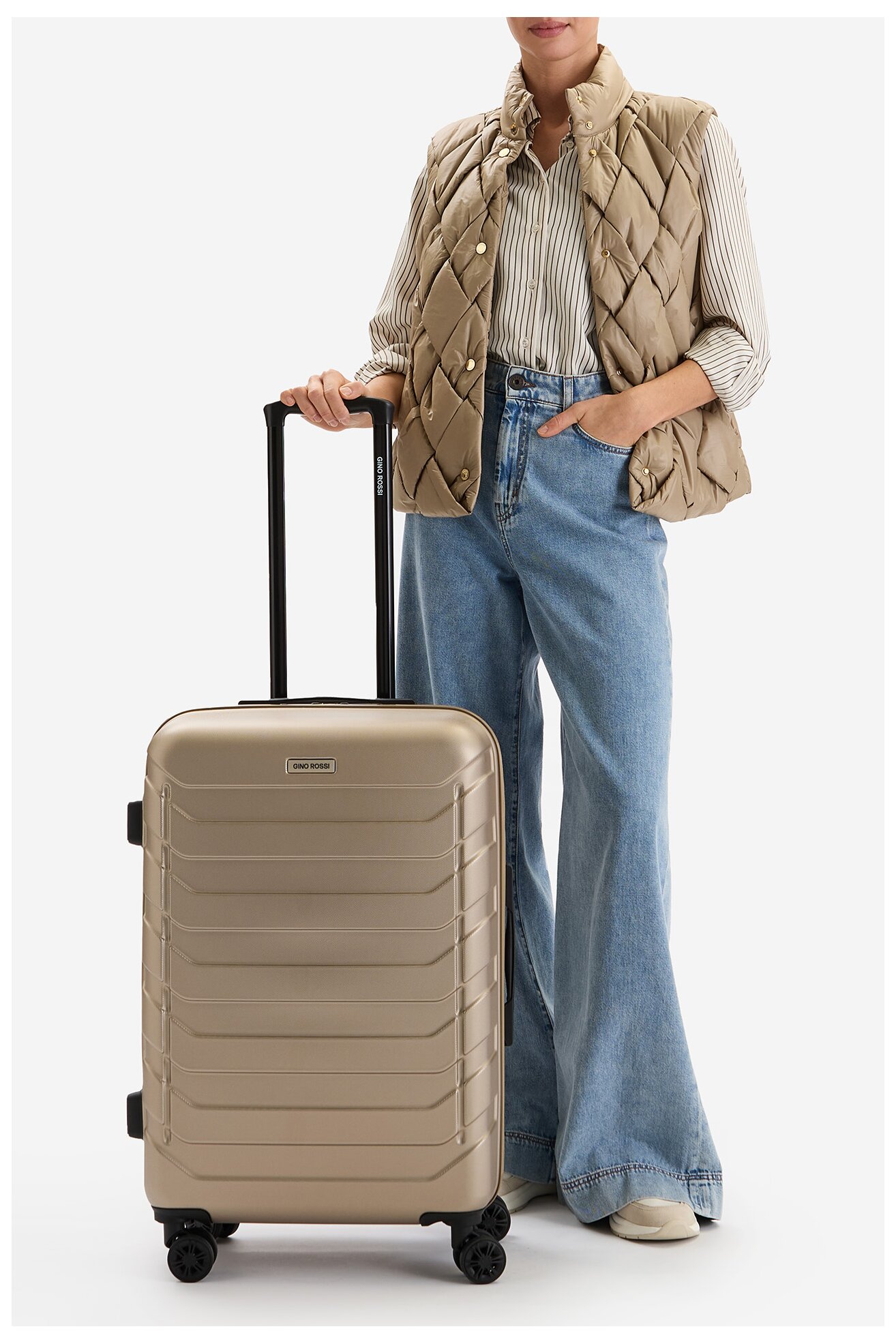 Valiză Gino Rossi C-GIN-M-002-05-GOLD AURIU