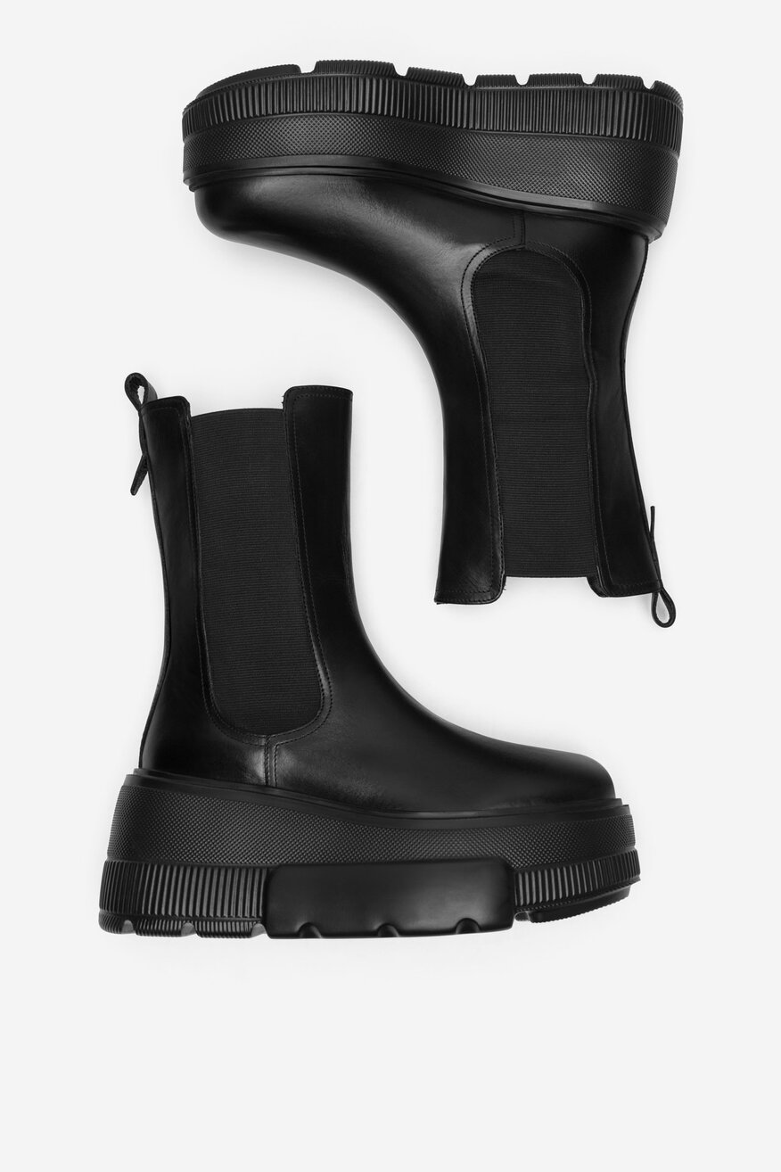 Badura - Botki skórzane - 5905588822103