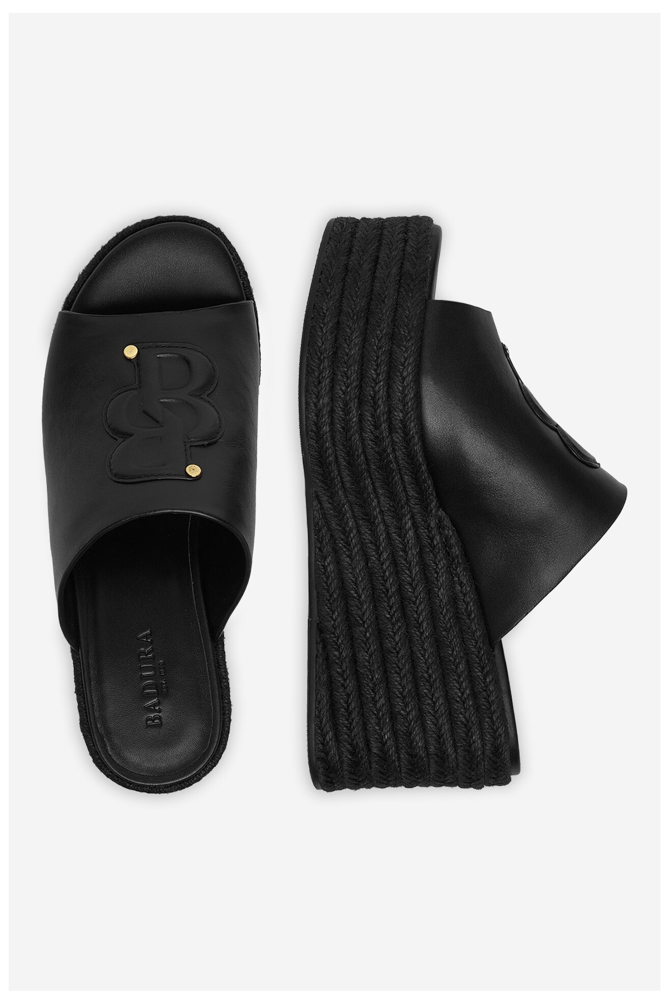 Klapki Badura EO-AMINA-LT0228-26-801 Czarny