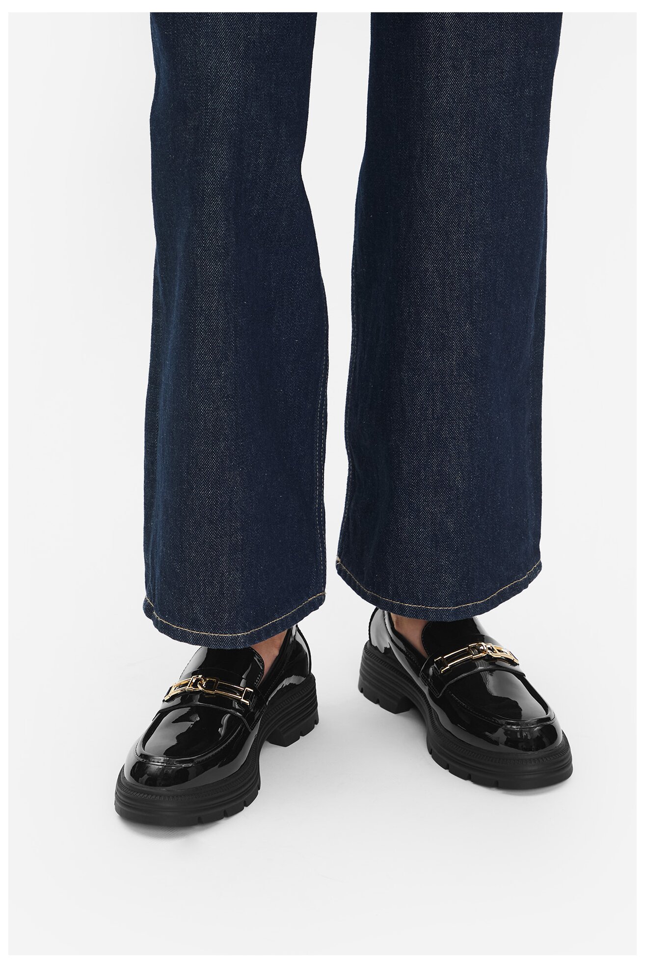 Mokaszin Jenny CEO-HY80120-2 FEKETE