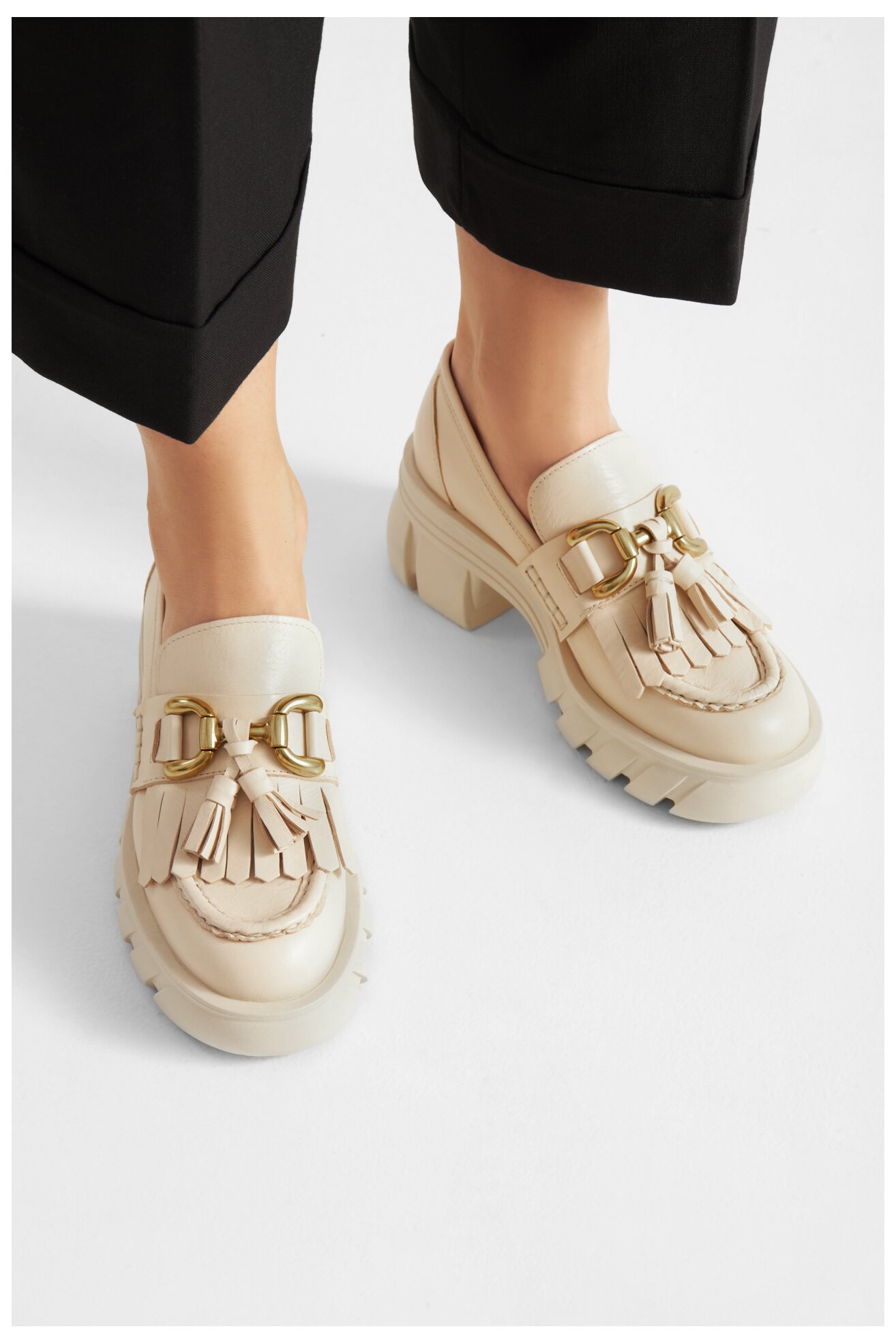 Mokasyn Badura PALMI-23SS11171 Beżowy