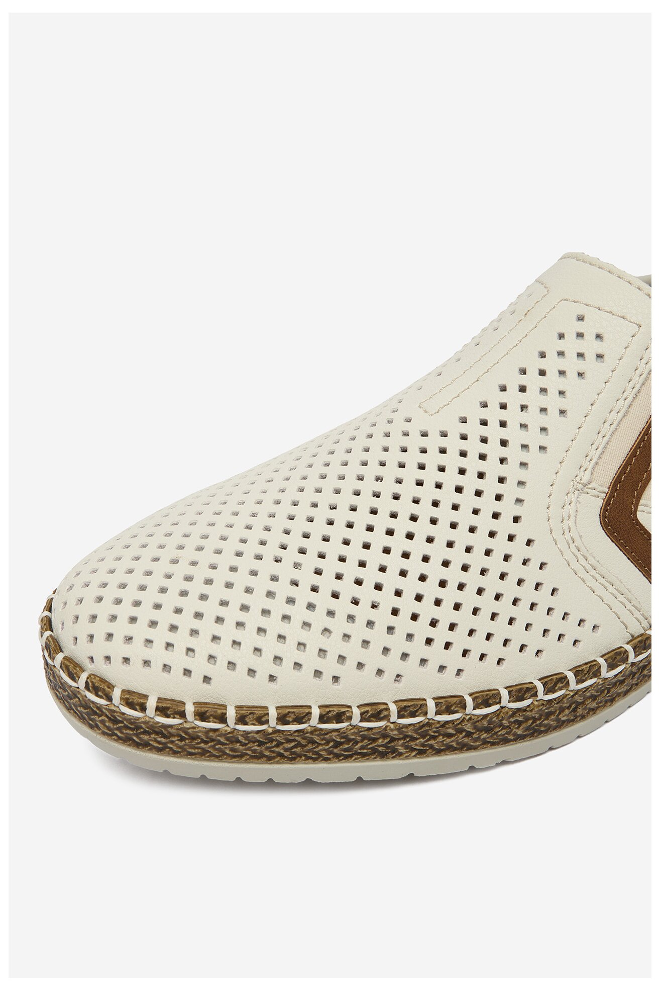 Półbuty Rieker CEO-B5297-80 Biały