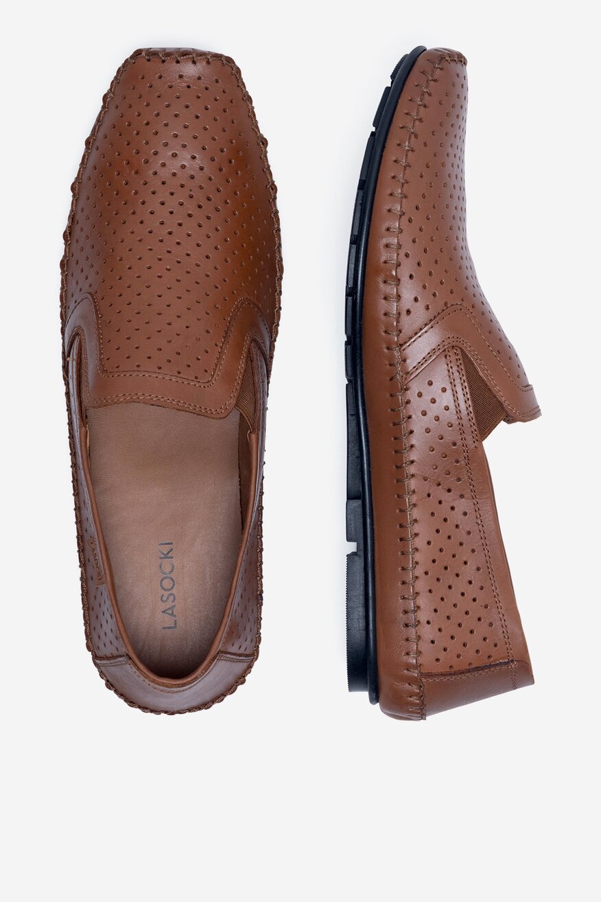 Lasocki - Mokasyny skórzane - 5905588515180