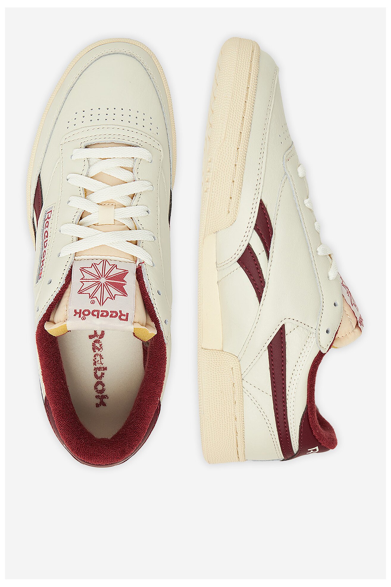 Obuwie sportowe Reebok EO-CLUB C REVENGE VINTAGE 100233964 Kremowy