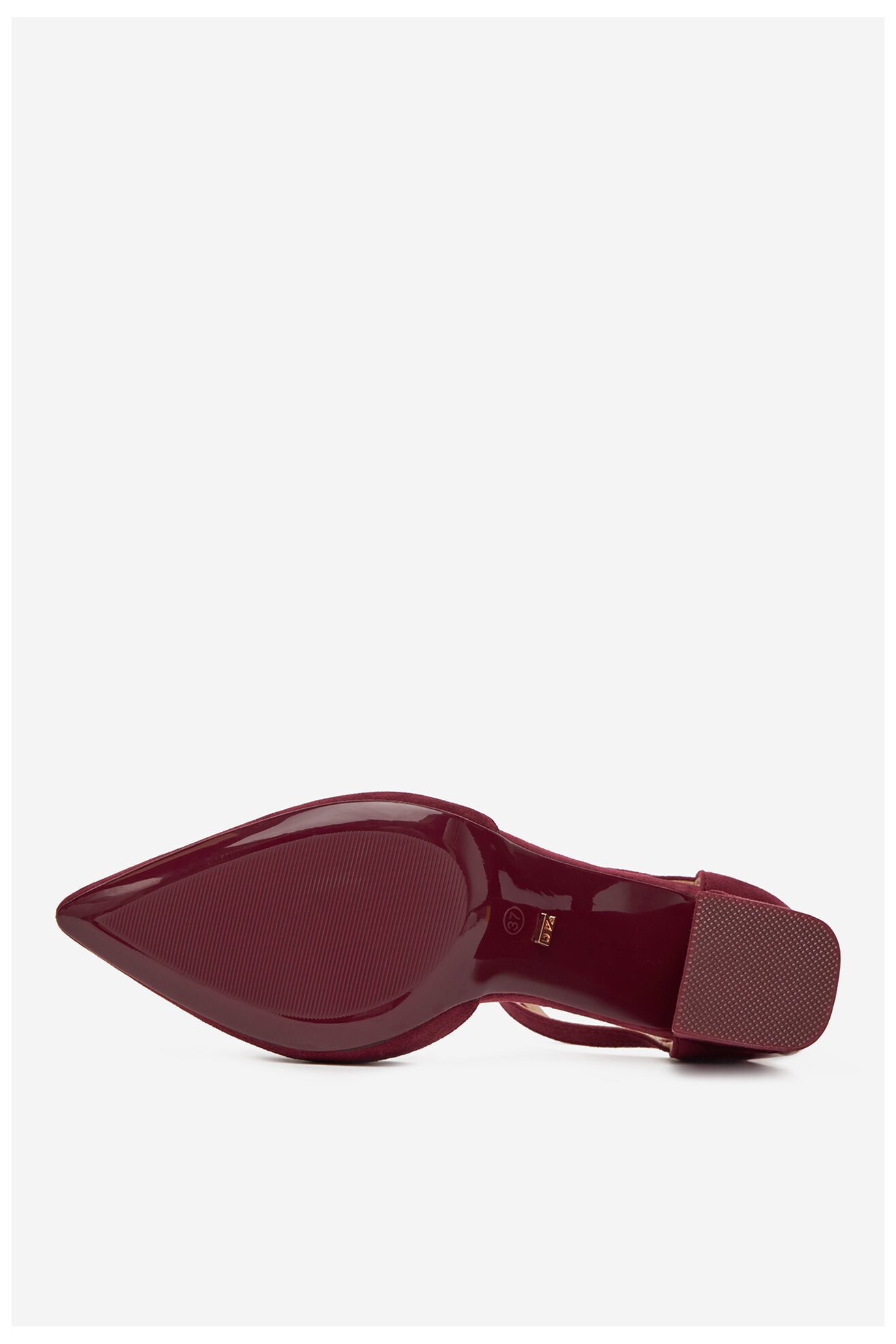 Czółenka DeeZee DZ0068 Bordowy