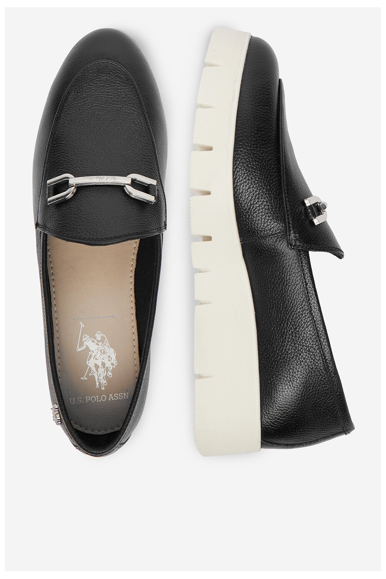 Мокасини U.S. POLO ASSN. EO-NOVA001W/6L1 ЧОРНИЙ