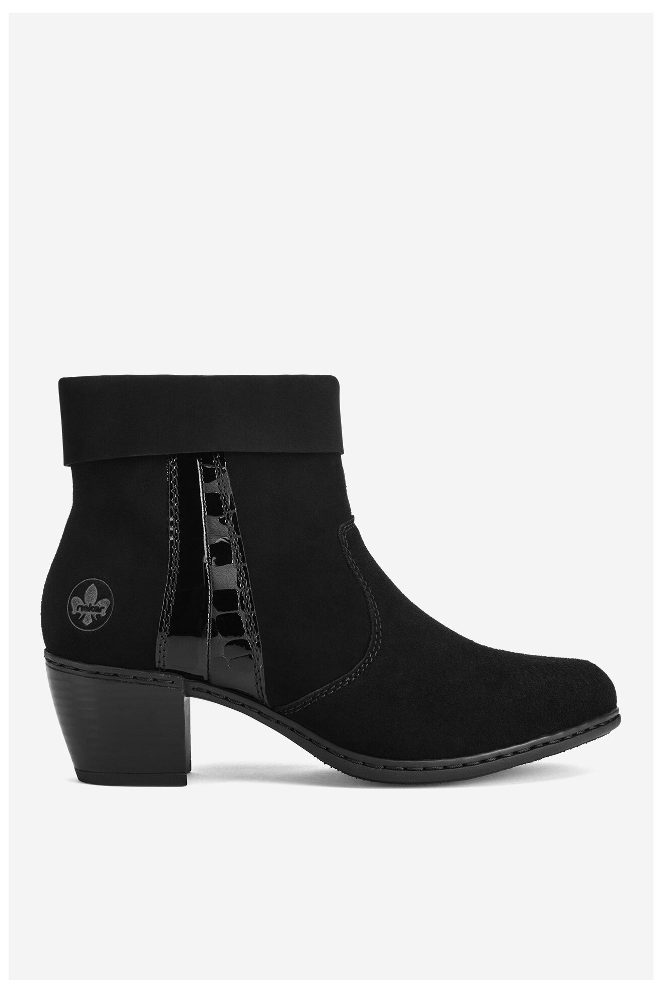 Bokacsizma Rieker Y2152-00 FEKETE