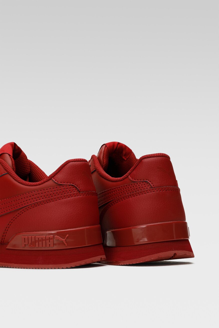 
                Puma - Skórzane obuwie sportowe czerwone - 5903698831015