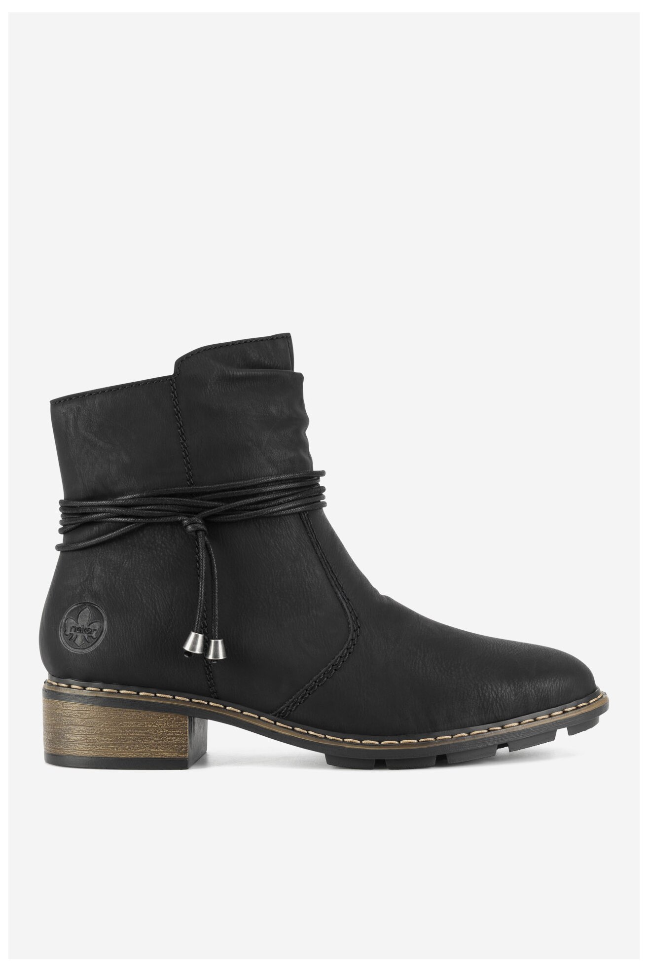 Bokacsizma Rieker 77263-00 FEKETE