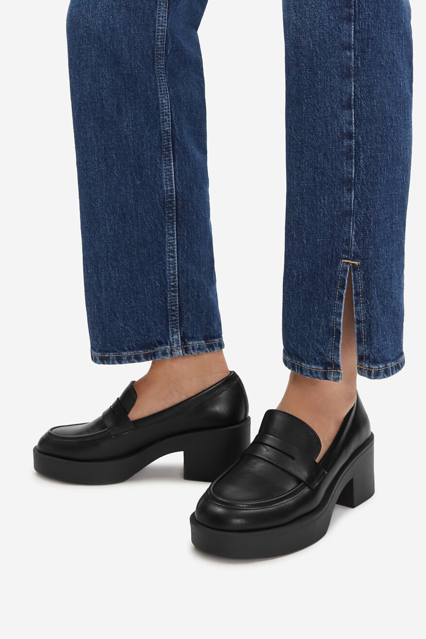 Jenny - Loafersy na obcasie - 5906751341049