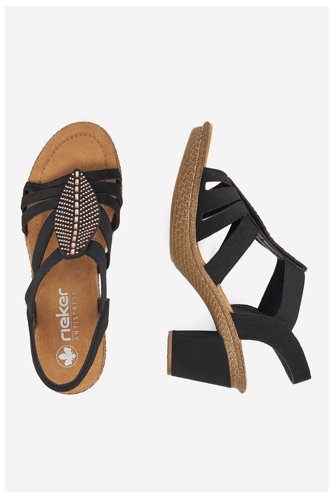 Сандали Rieker 66526-00 ЧЕРЕН