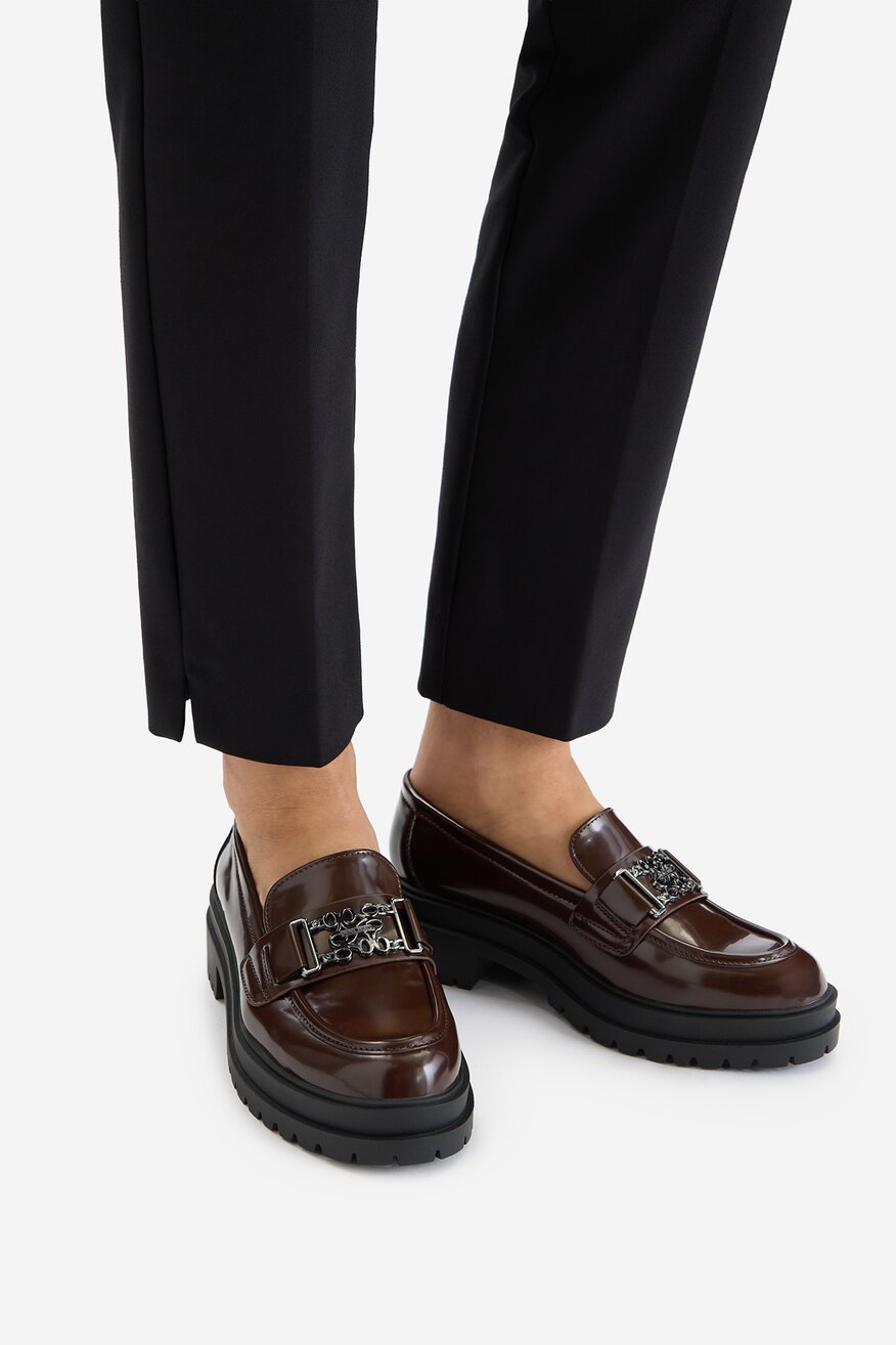 
                Мокасини NINE WEST ТЕМНО-КОРИЧНЕВИЙ - 5906751366950