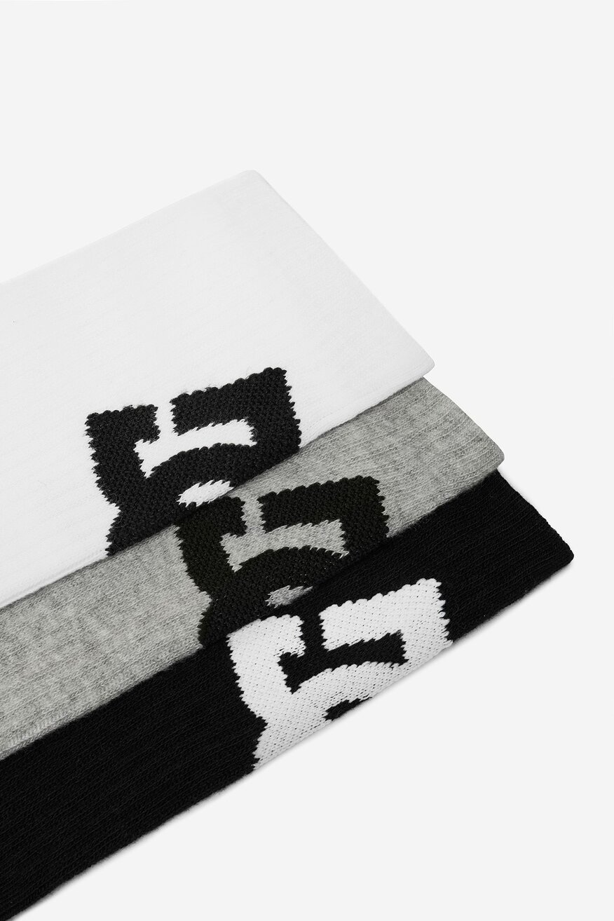 
                DC Shoes - Skarpetki długie 3-pak - 5904862338408