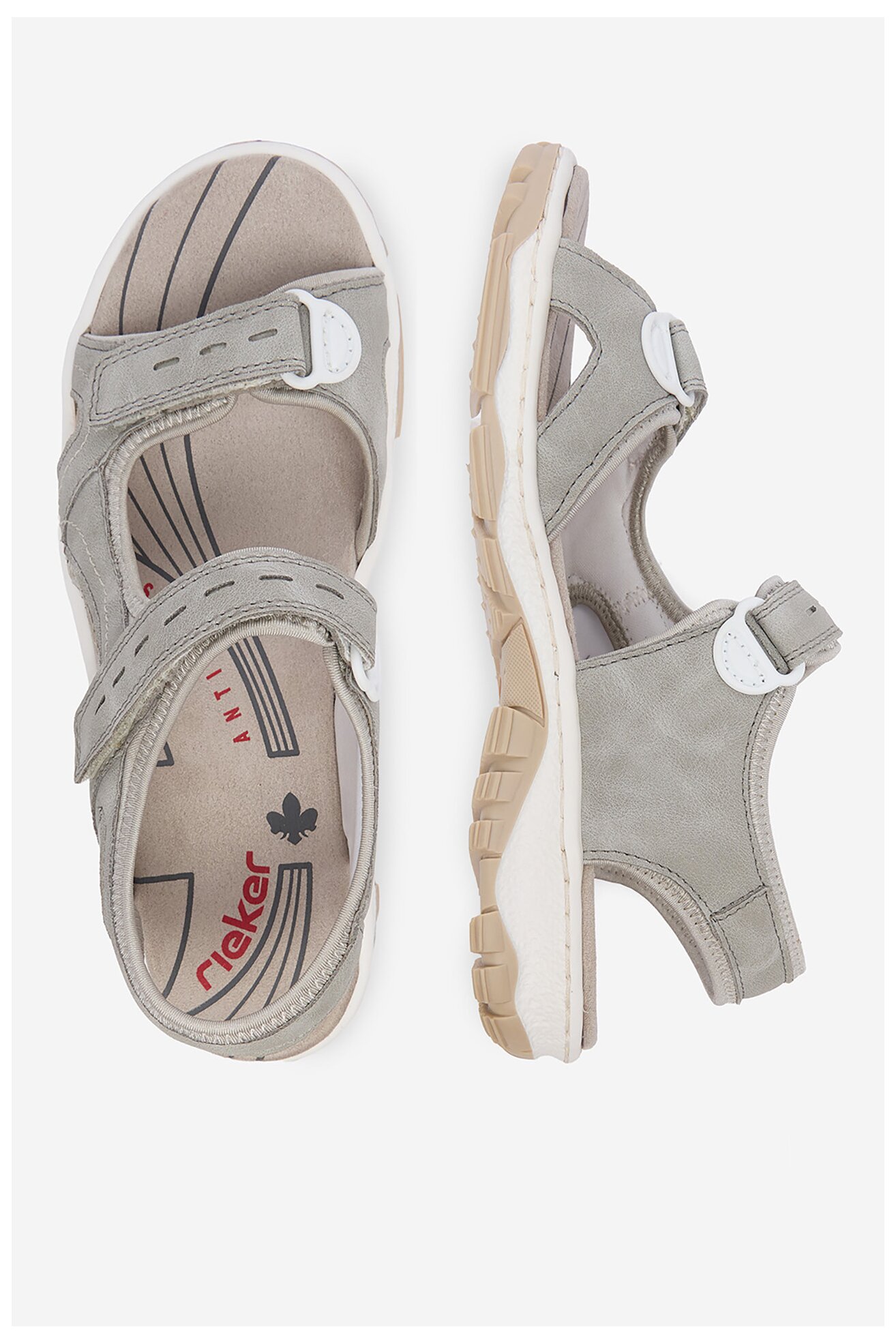 Сандали Rieker CEO-68866-40 СВЕТЛОСИВ