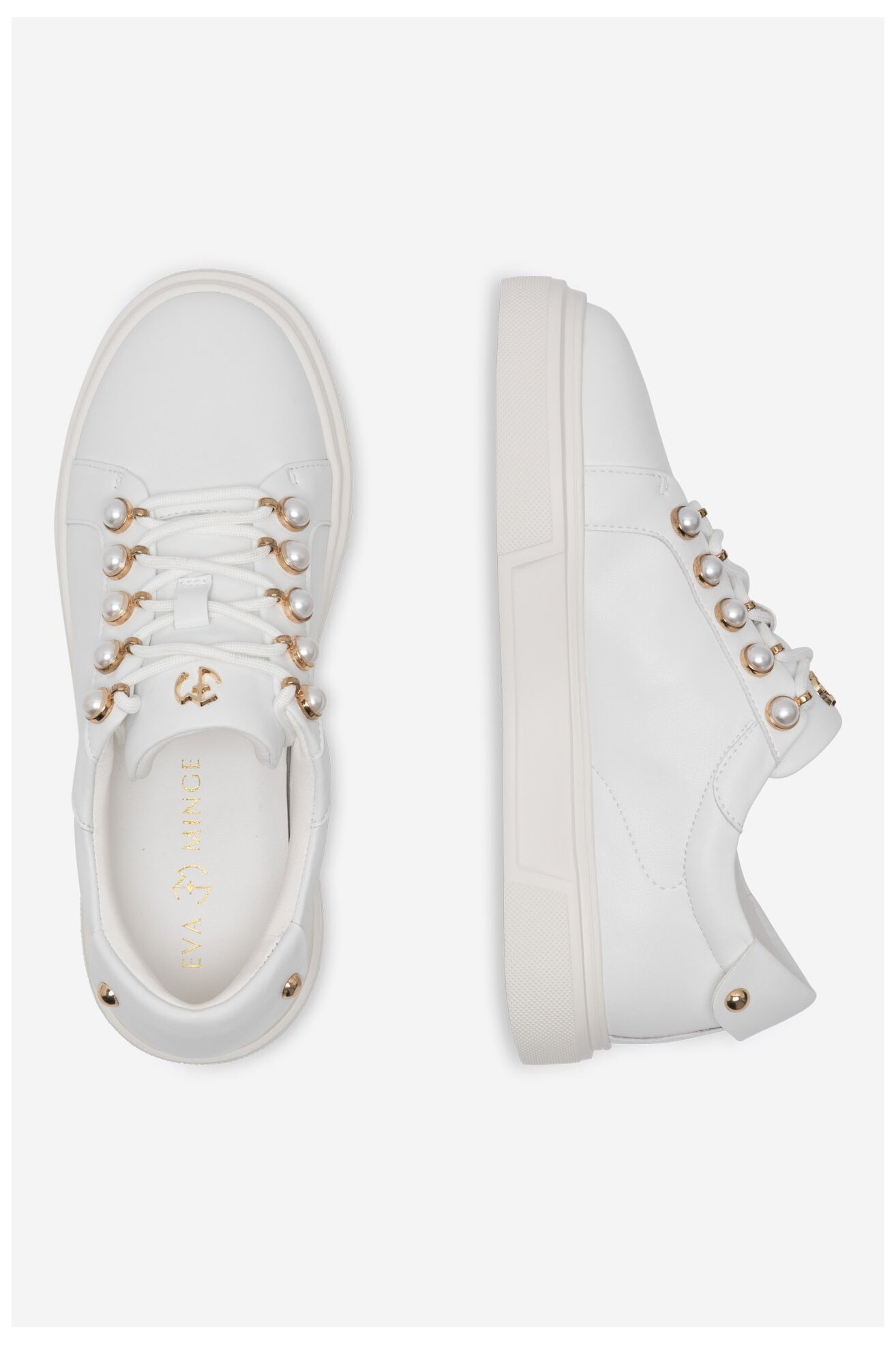 Tornacipő EVA MINGE NOEMIE-035-18 FEHÉR