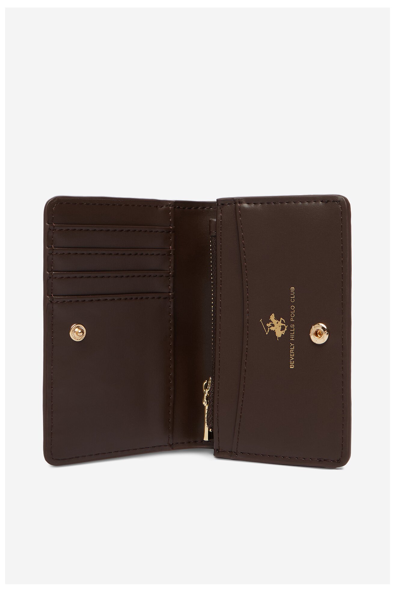 Portfel Beverly Hills Polo Club CWBEO-BHPC-W1-006-SS26 Brązowy