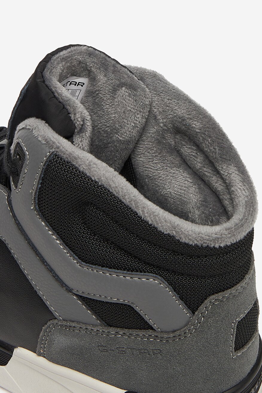 Šněrovací vyšší obuv G-STAR RAW ŠEDÁ - 5906751324172