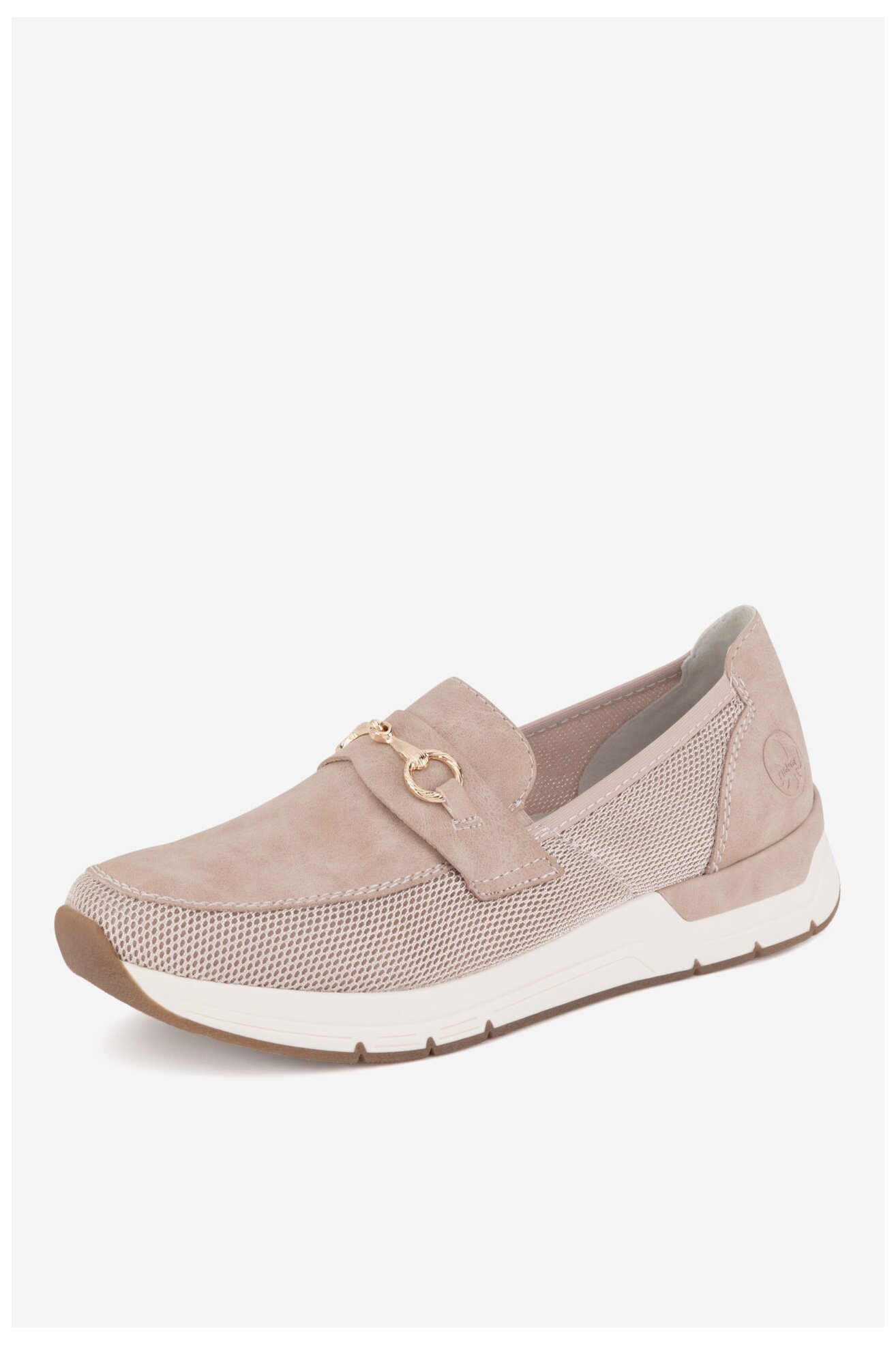 Mokasyn Rieker 58955-31 Różowy jasny