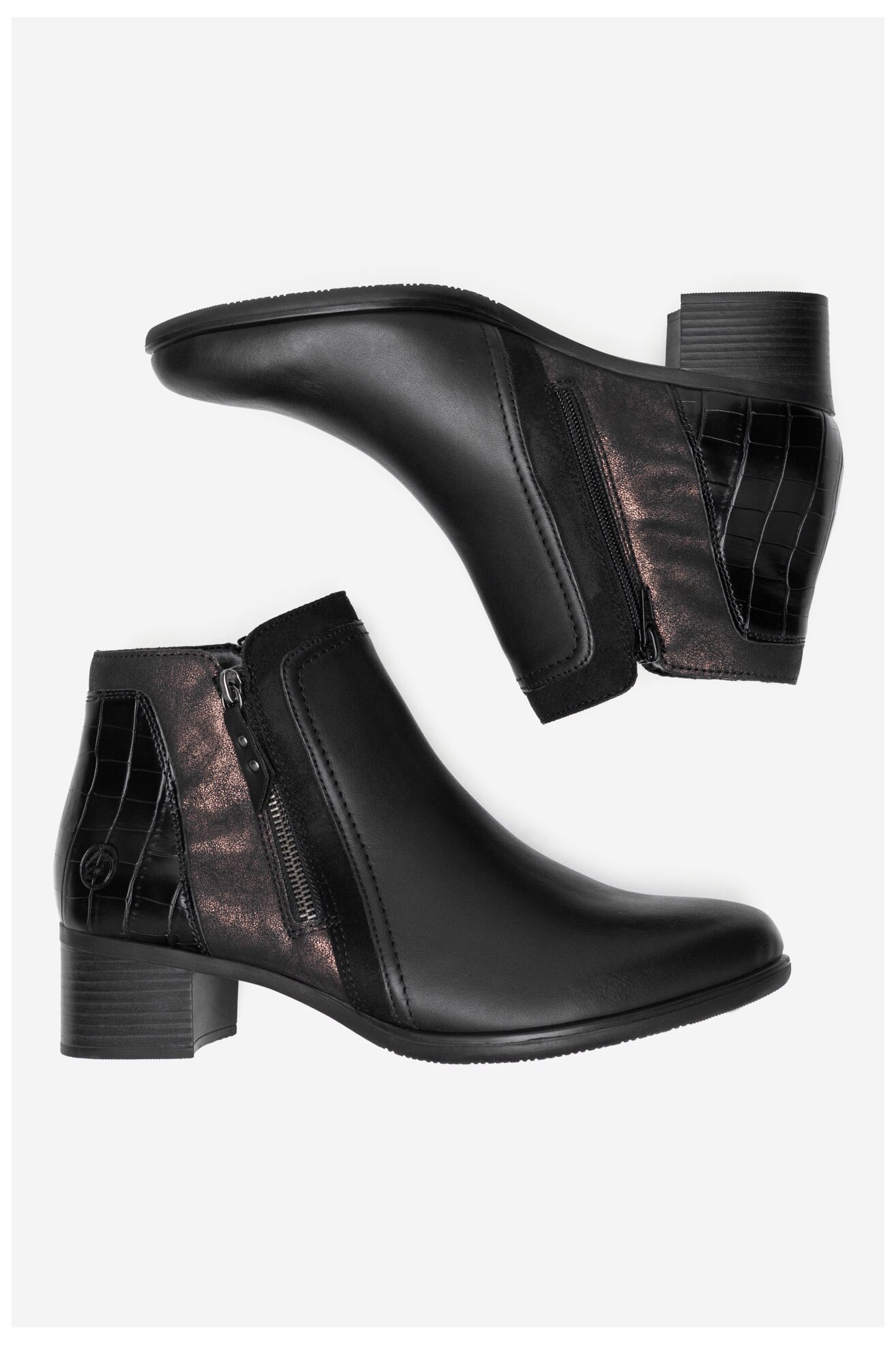 Bokacsizma Remonte R5172-04 FEKETE