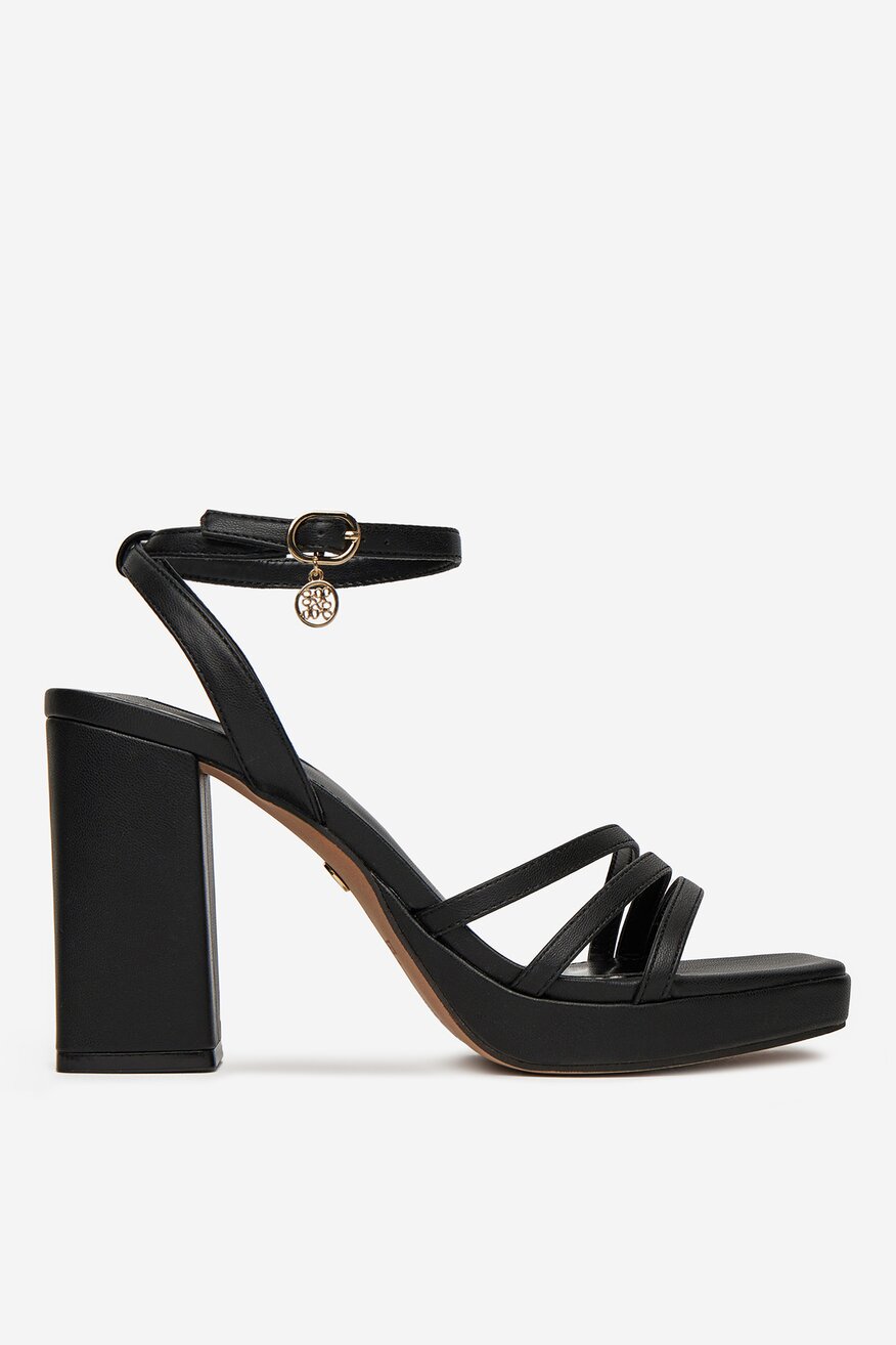 Sandály NINE WEST ČERNÁ - 5906751132678