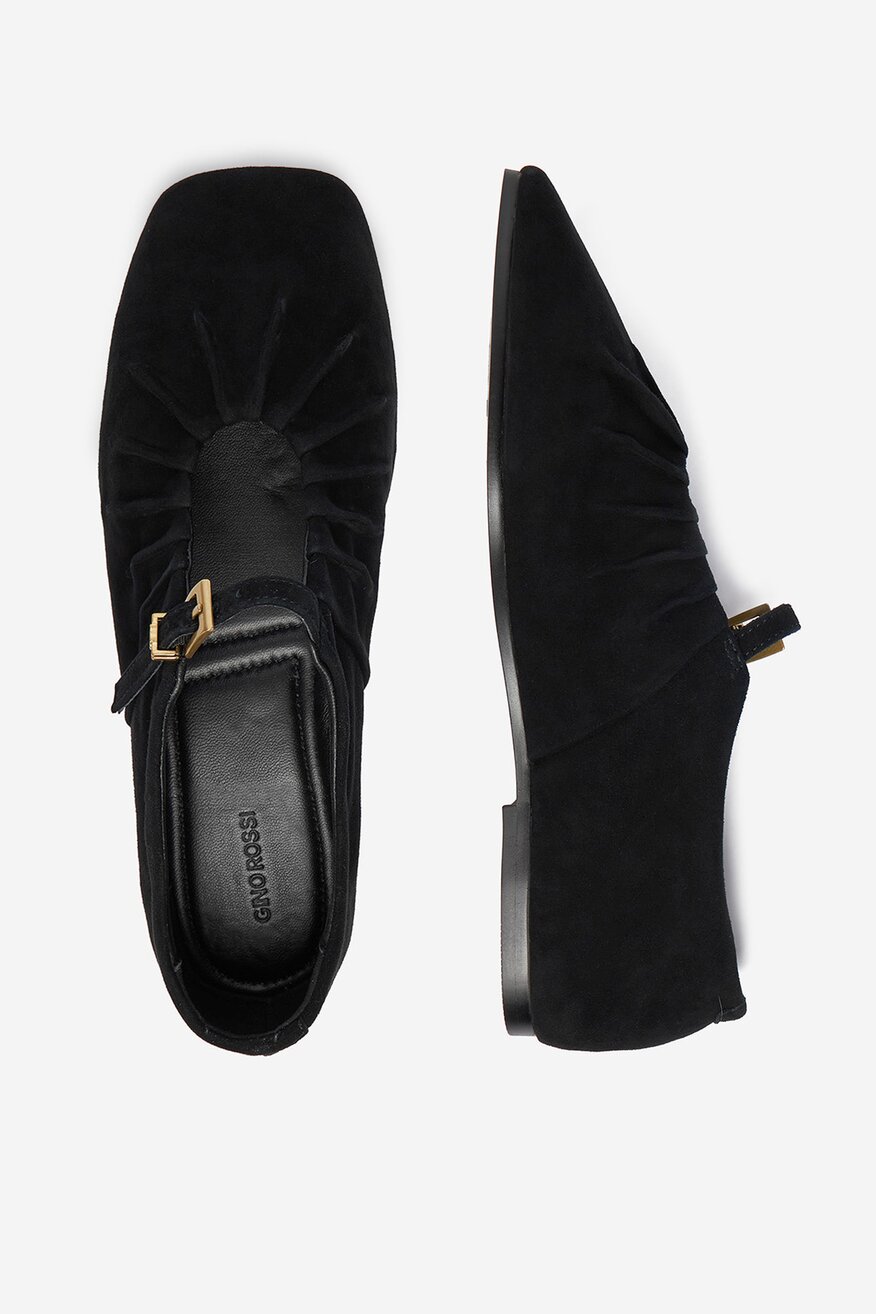 
                Gino Rossi - Baleriny zamszowe - 5906751324363