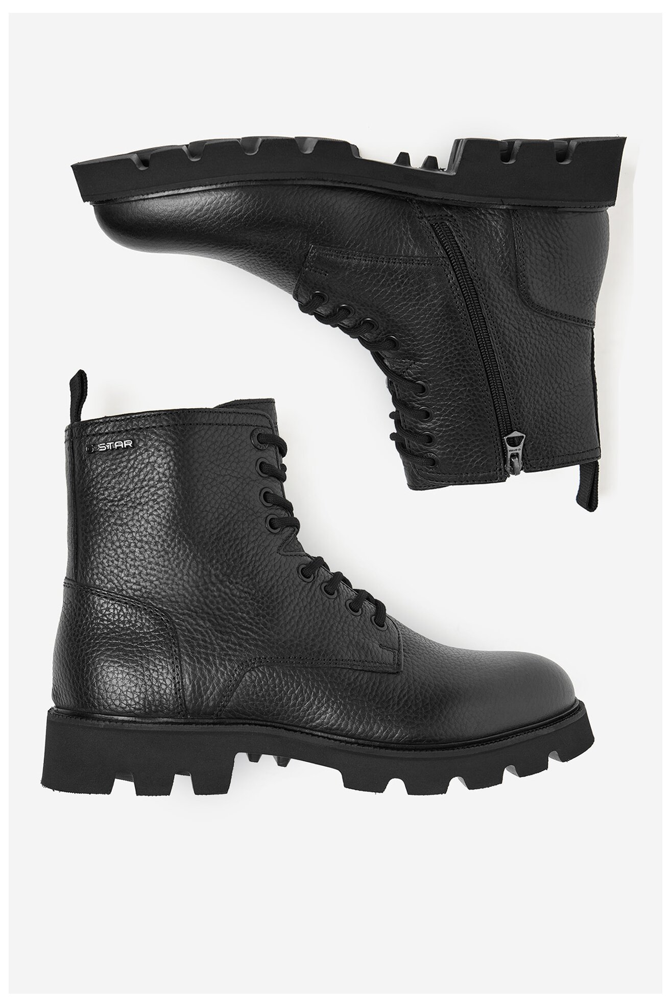 Trzewiki G-STAR RAW EO-ROWHIDE-03 MI08 Czarny