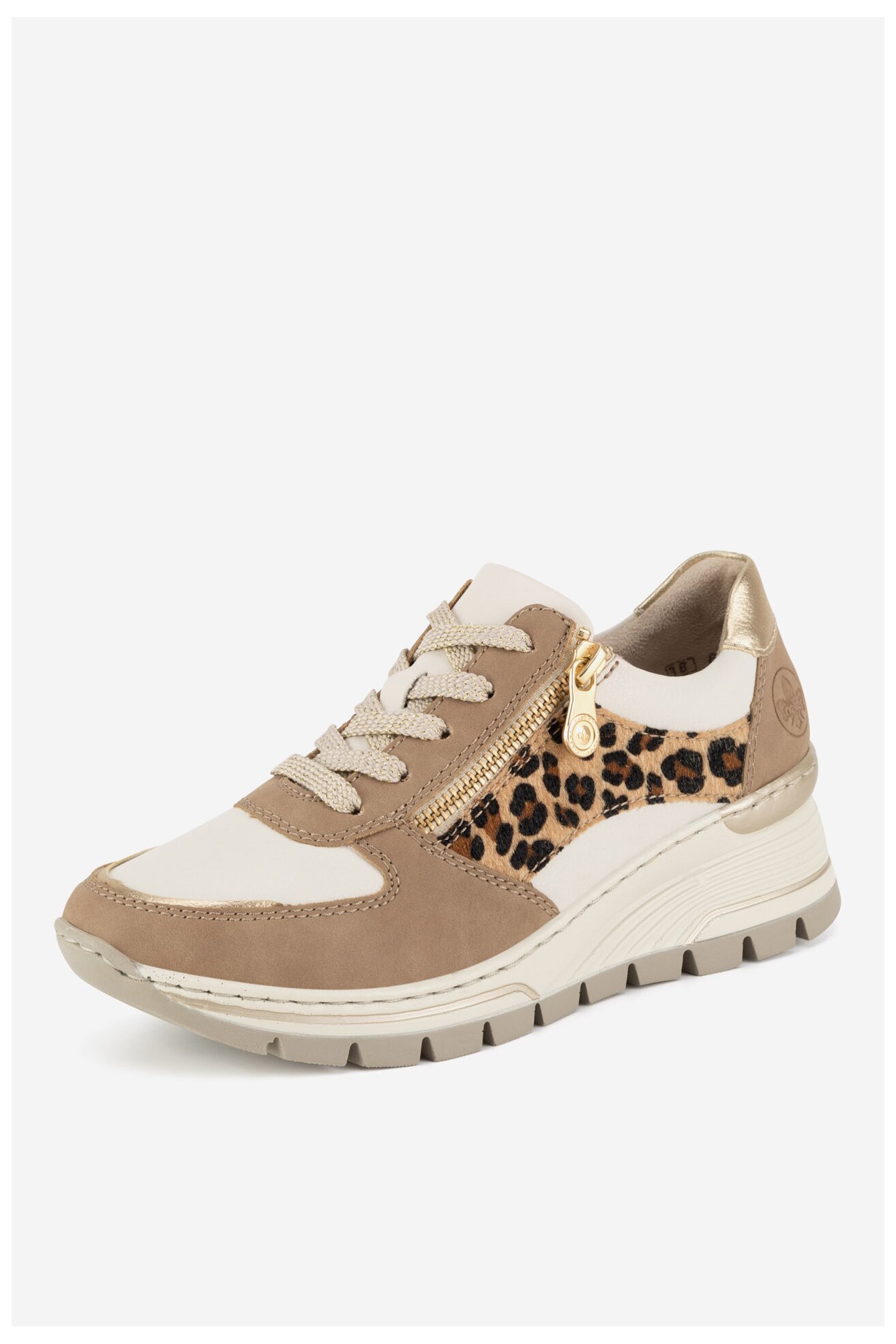 Sneakers Rieker N8308-64 Beżowy ciemny