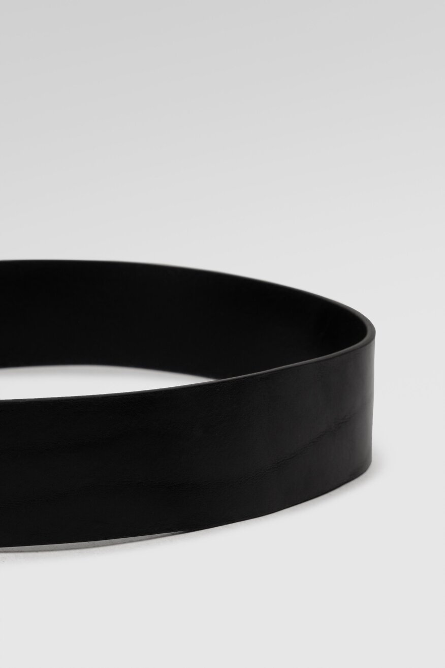 
                Gino Rossi - Pasek damski skórzany czarny - 5903698685717