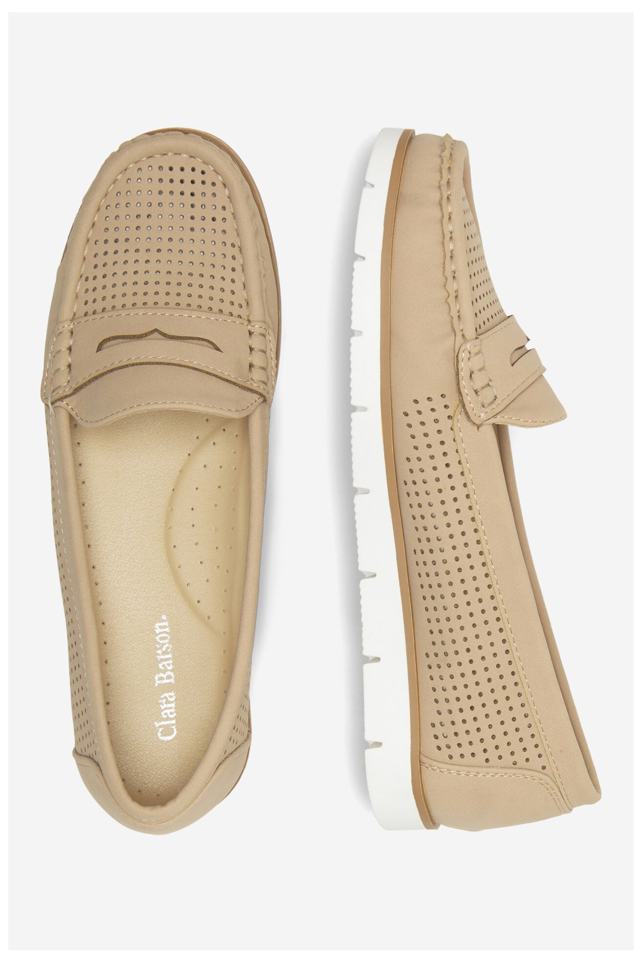 Mokasyn Clara Barson WYL3648-1B Beżowy