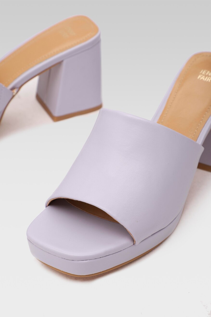 Jenny Fairy - Klapki na obcasie fioletowe - 5903698462424