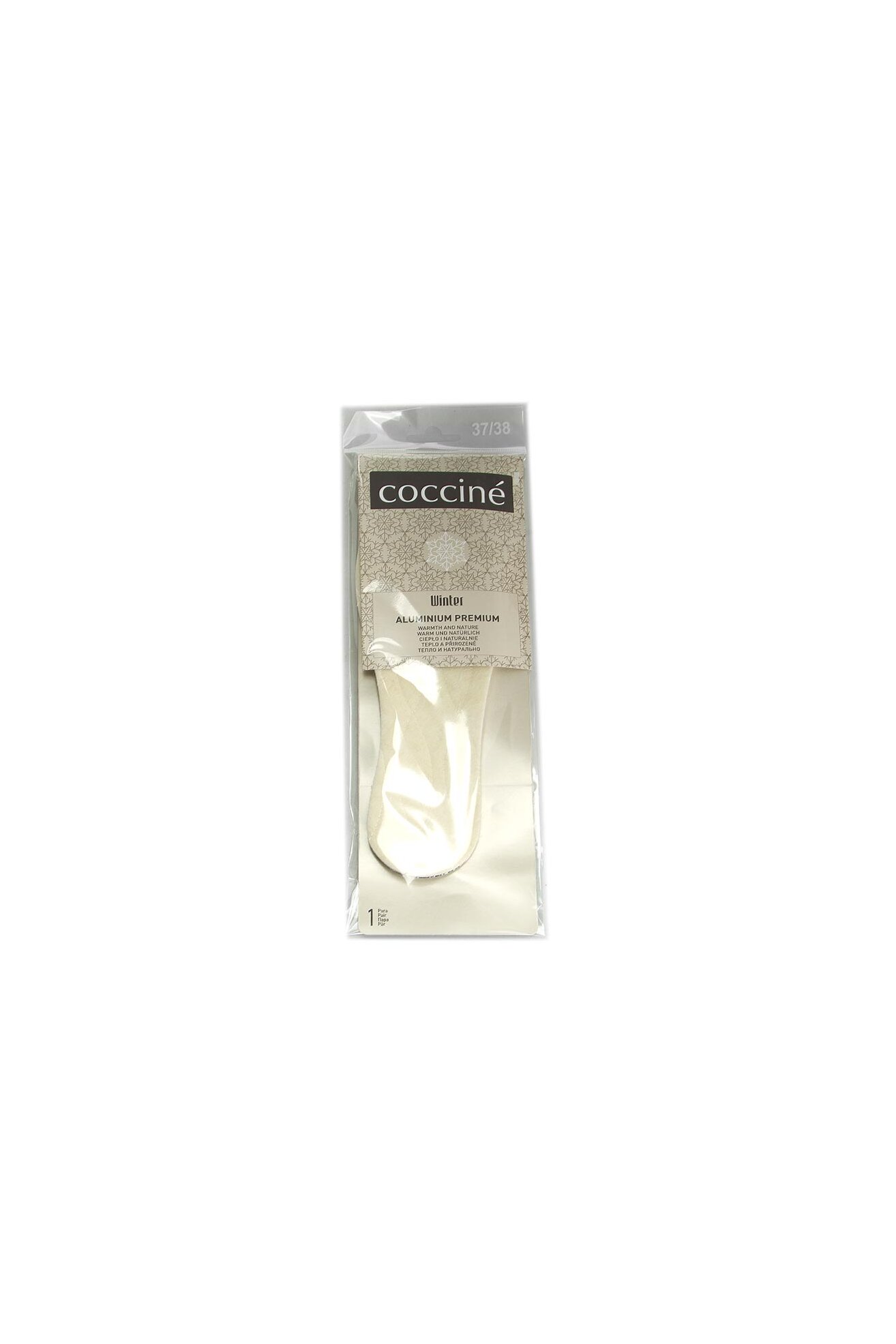 Ulošci za obuću Coccine ALUMINIUM PREMIUM 37-38/NG PROZIRNA