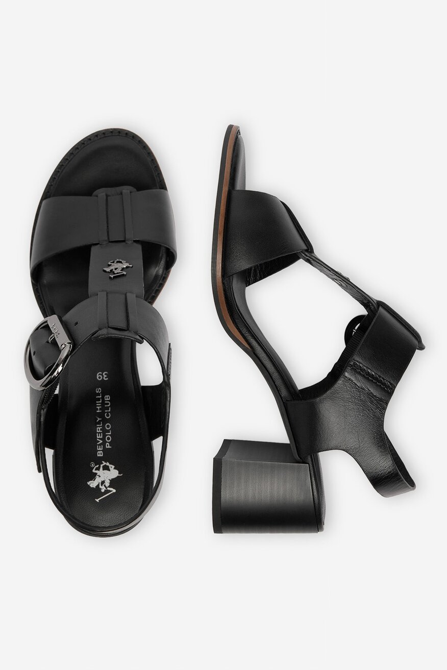 
                Beverly Hills Polo Club - Sandały skórzane - 5906751937952