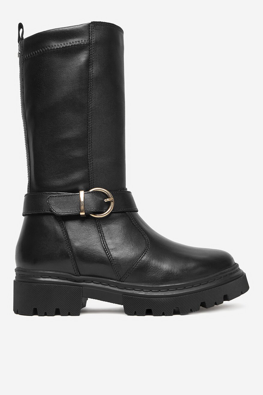 
                Lasocki Young - Kozaki skórzane ocieplane - 5906751213957