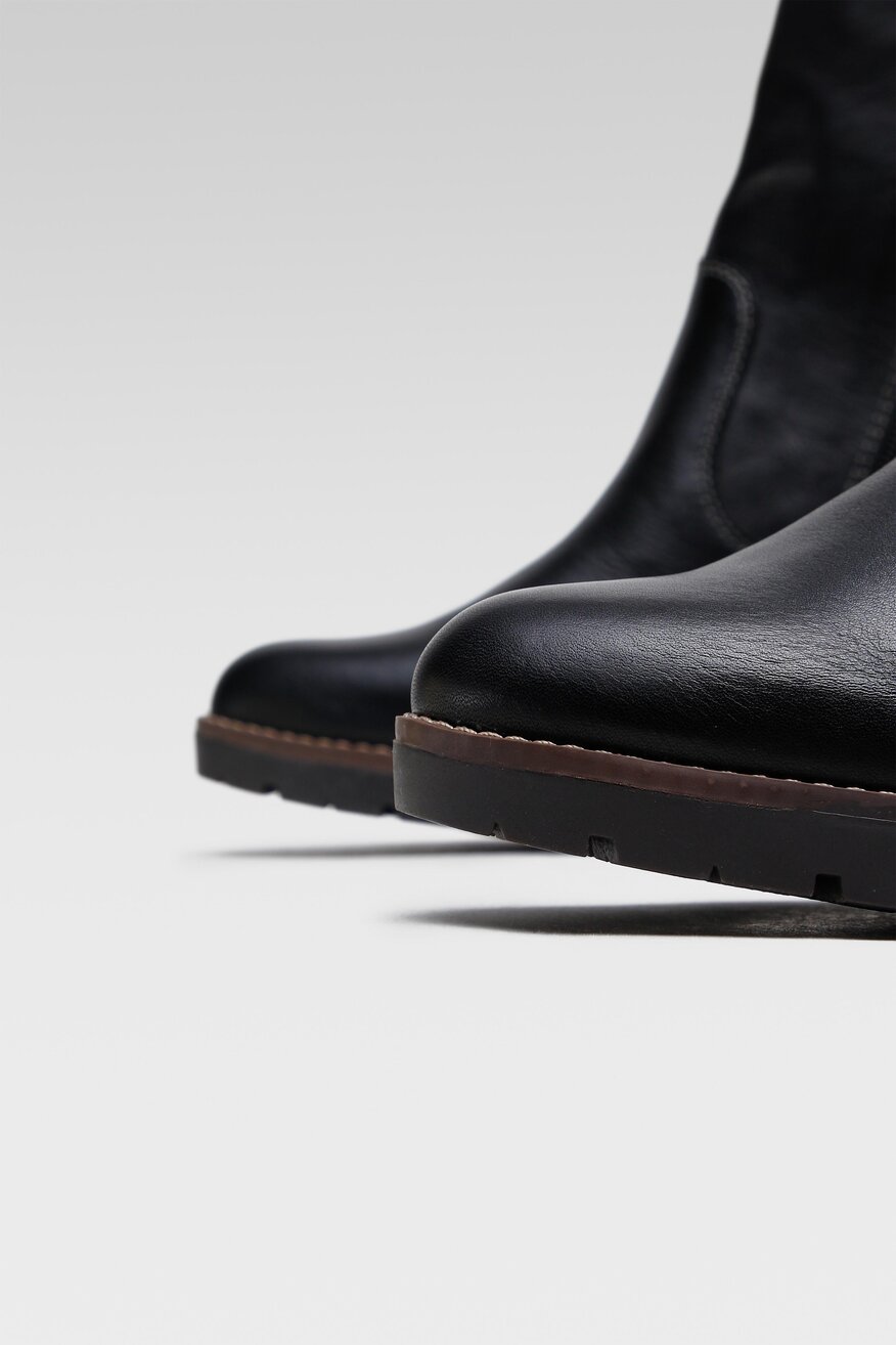 Pikolinos - Skórzane botki czarne - 5903698926506