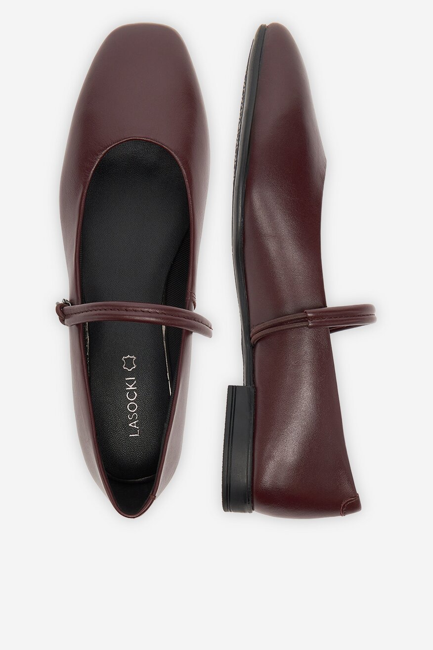 Baleríny Lasocki BORDÓ - 5906751231999